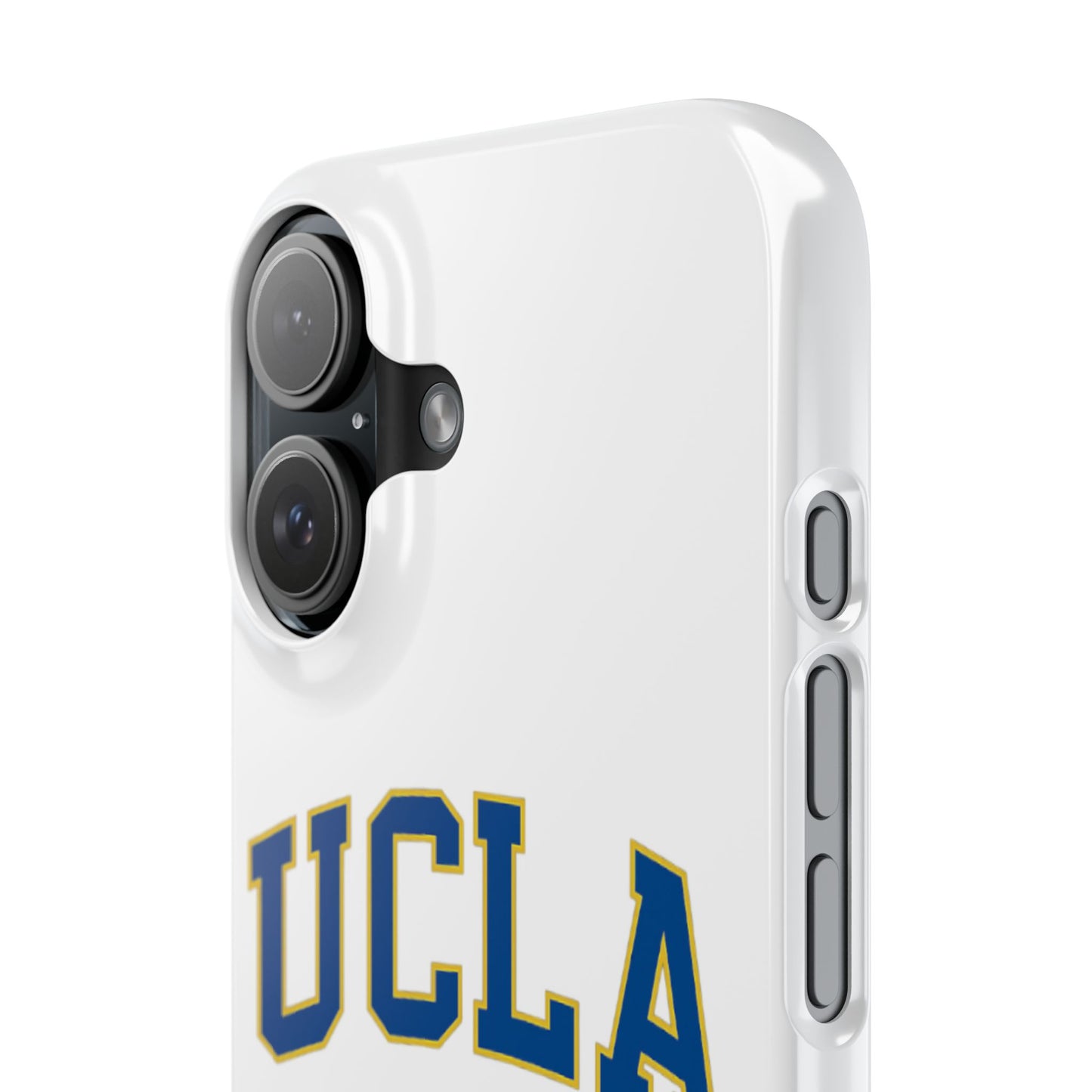 UCLA Slim I-Phone Case - School of Social Welfare-Text Logo (White)