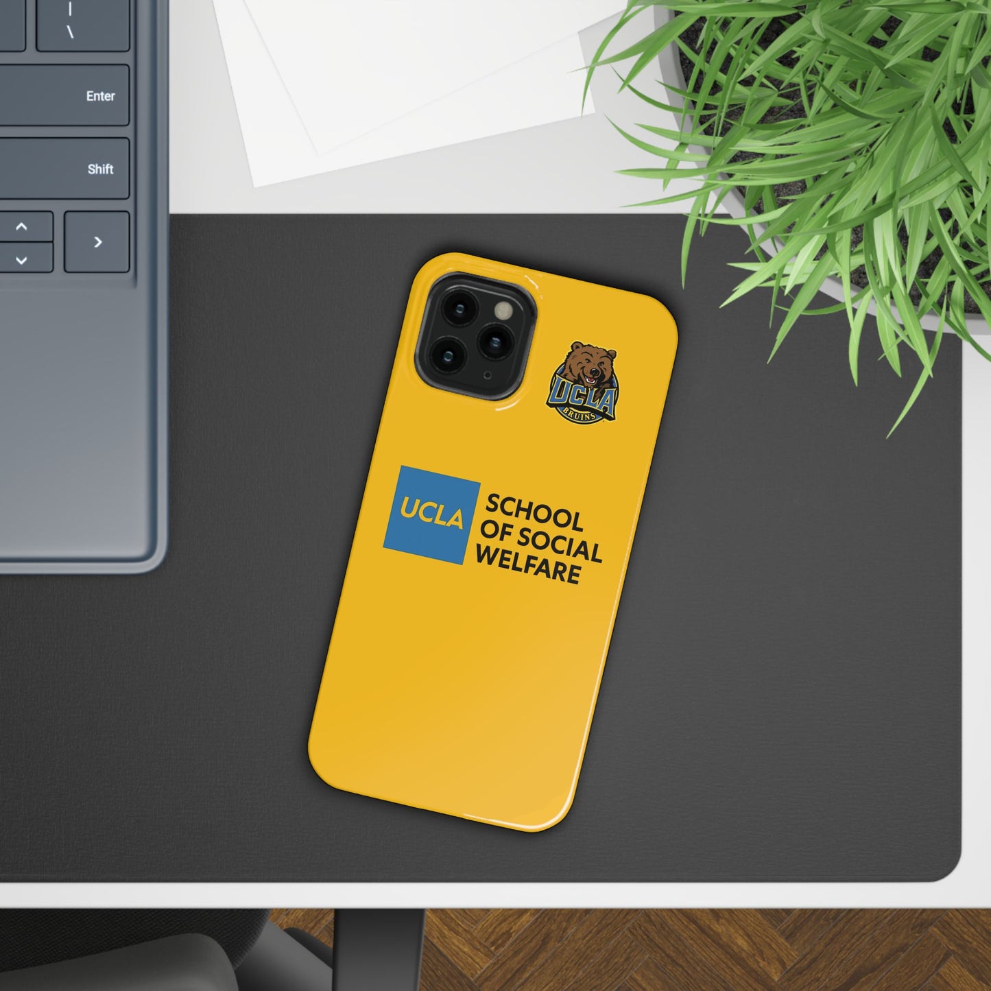 UCLA Slim I-Phone Case - School of Social Welfare (Yellow)