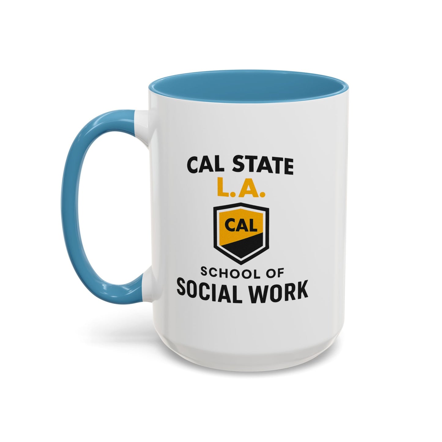 CSULA. - School of Social Work -Accent Mug - 15oz
