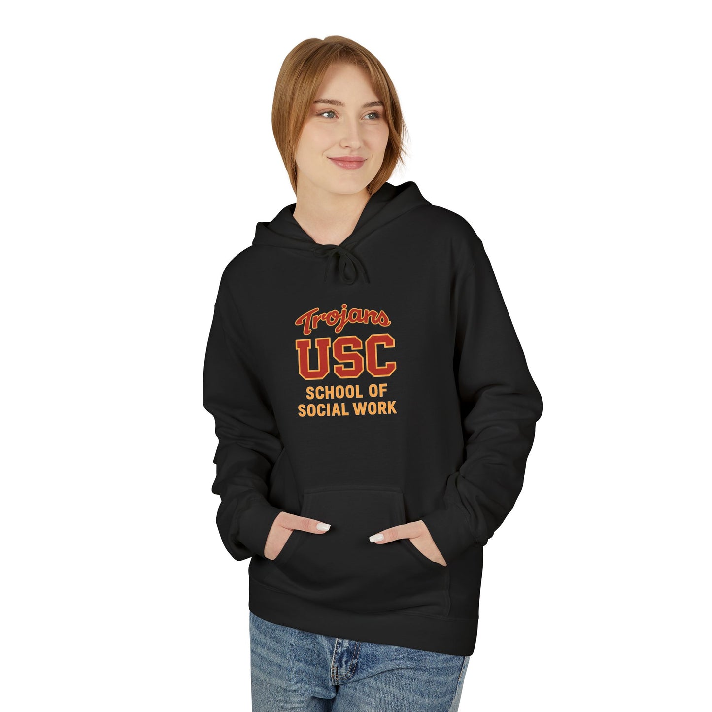 USC School of Social Work Unisex Softstyle Hoodie - Comfortable College Gear