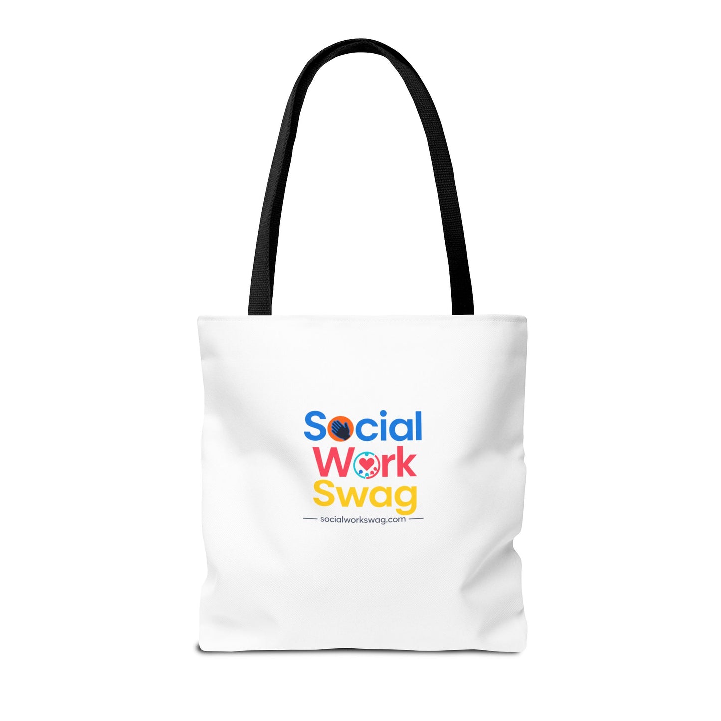 Social Work Swag Tote Bag — Colorful Social Worker Gift Tote
