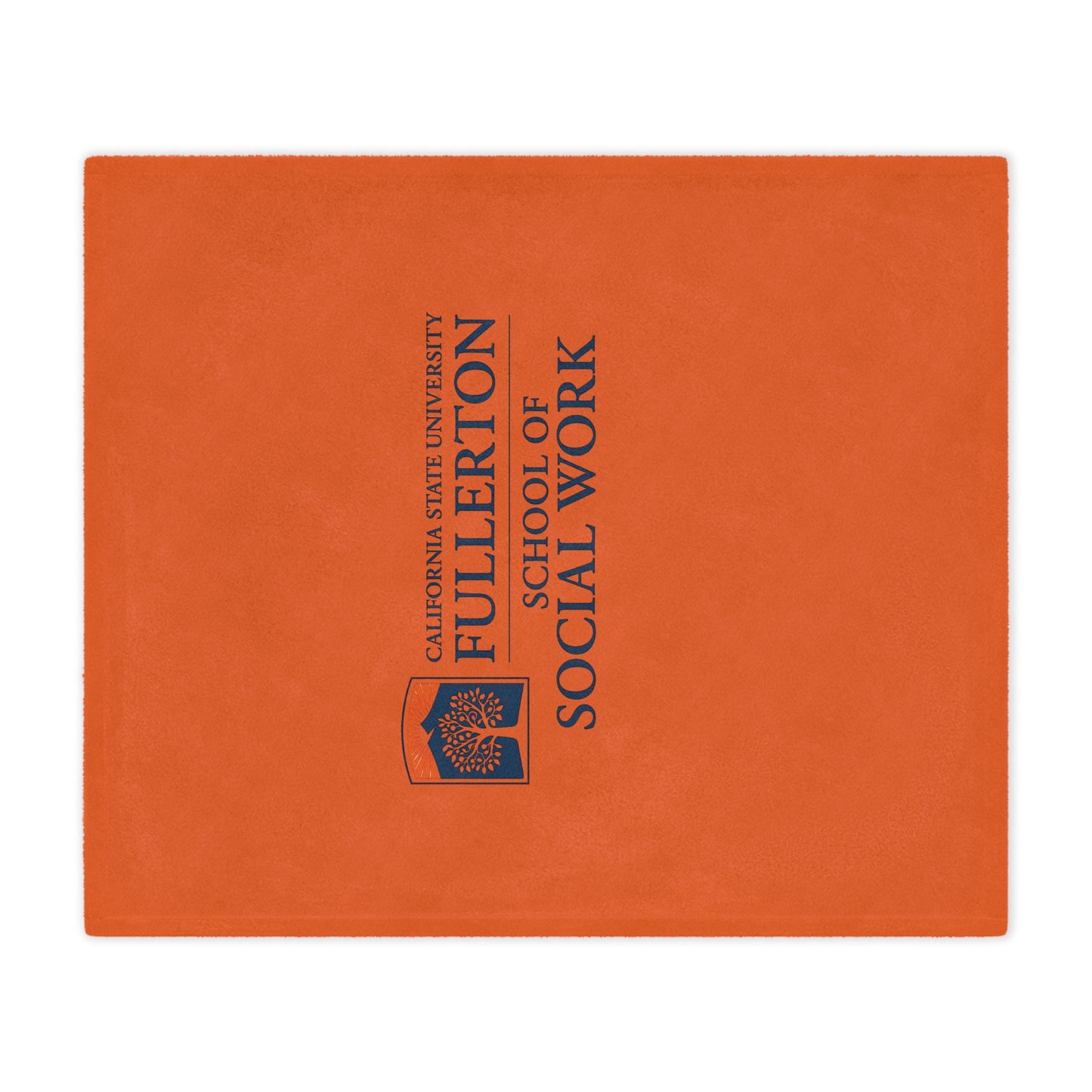 CSU Fullerton - School of Social Work Mini Blanket - Great for your office chair or your couch at home!