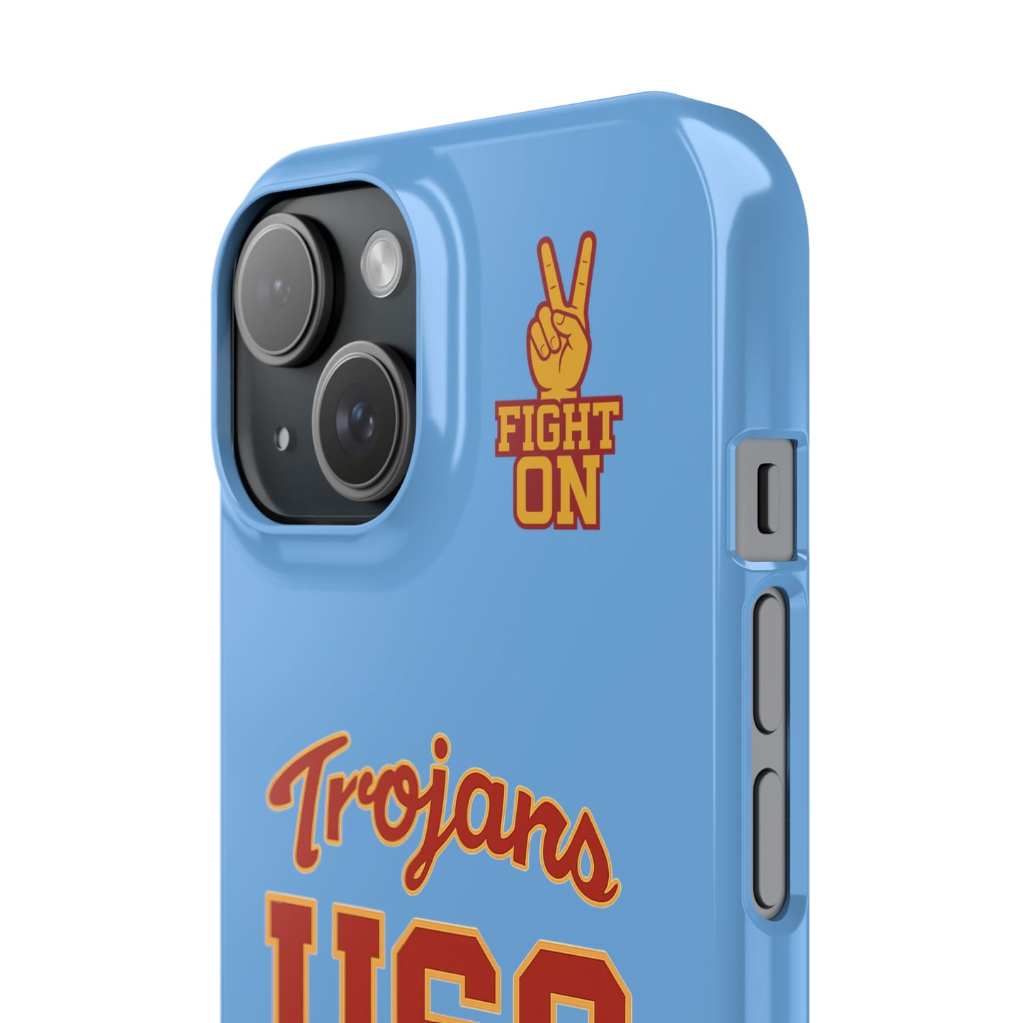 USC Trojans Slim I-Phone Case - School of Social Work (Light Blue)