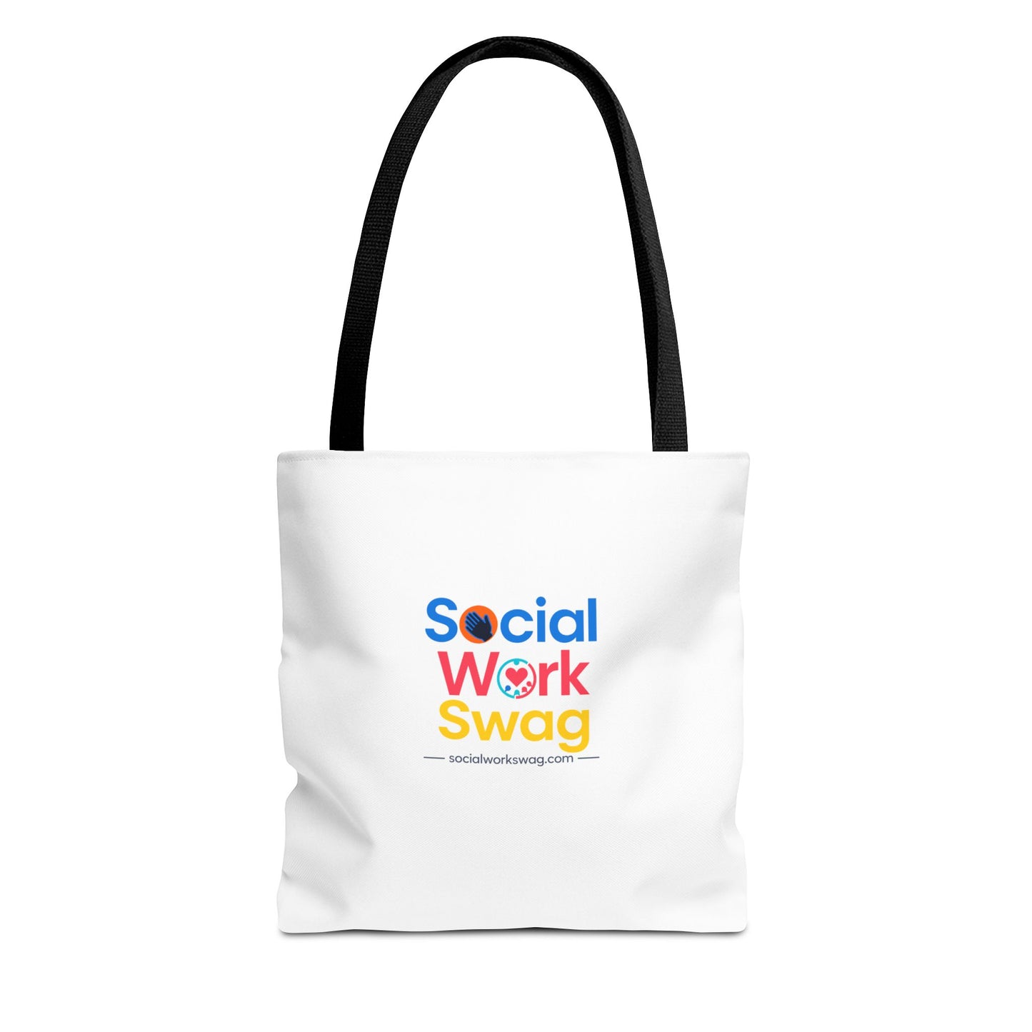 Social Work Swag Tote Bag — Colorful Social Worker Gift Tote