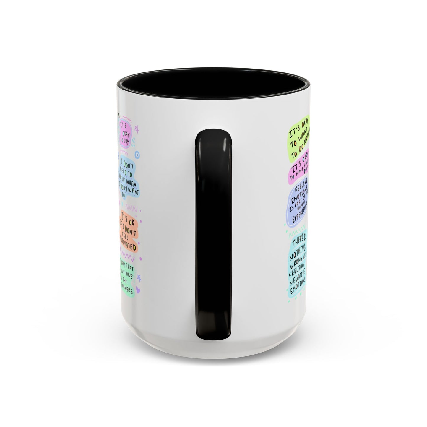 Mental Health Coffee Mug — "My Mental Health Cup" Affirmation Accent Mug