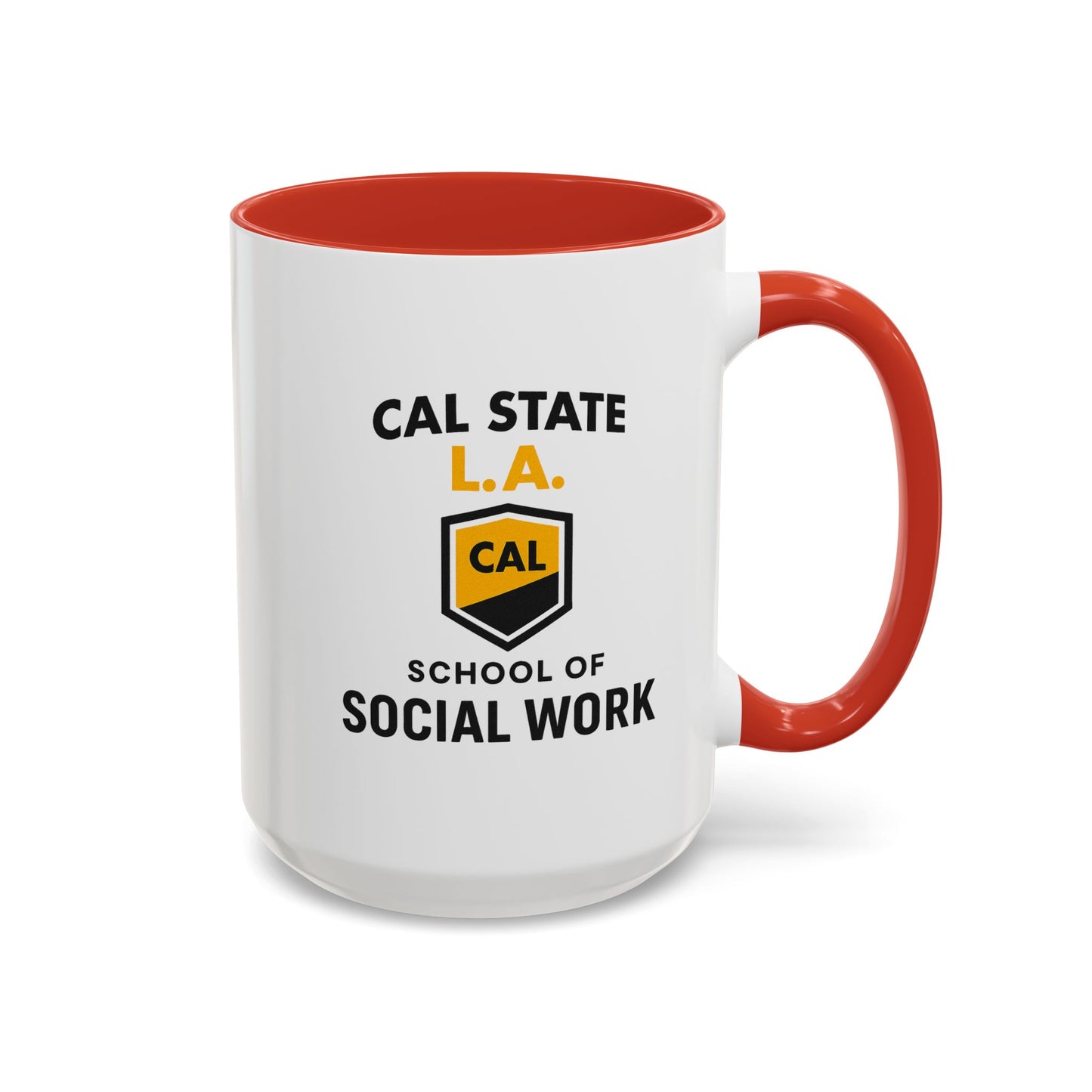 CSULA. - School of Social Work -Accent Mug - 15oz