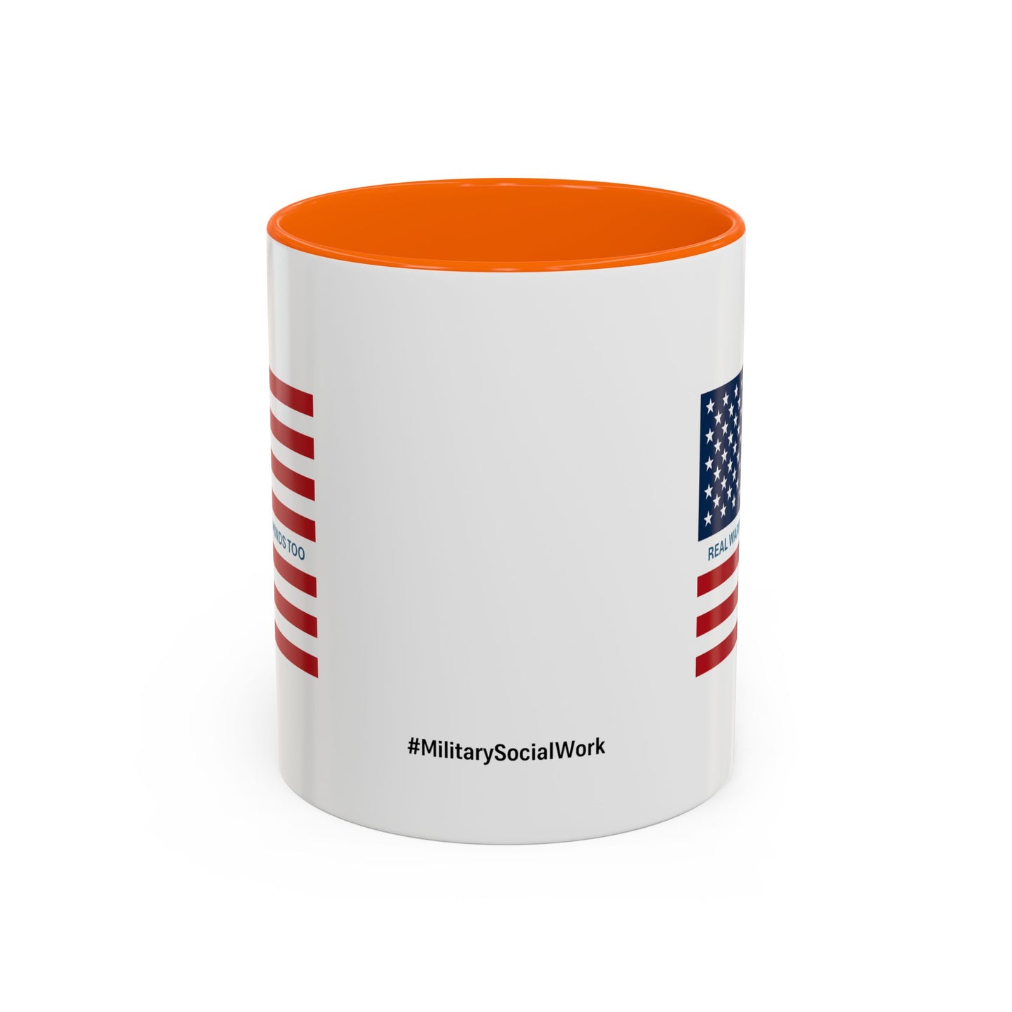 Military Social Work -Empowering Coffee Mug - "Real Warriors Heal Their Minds Too " - Perfect Gift for Advocates and Supporters