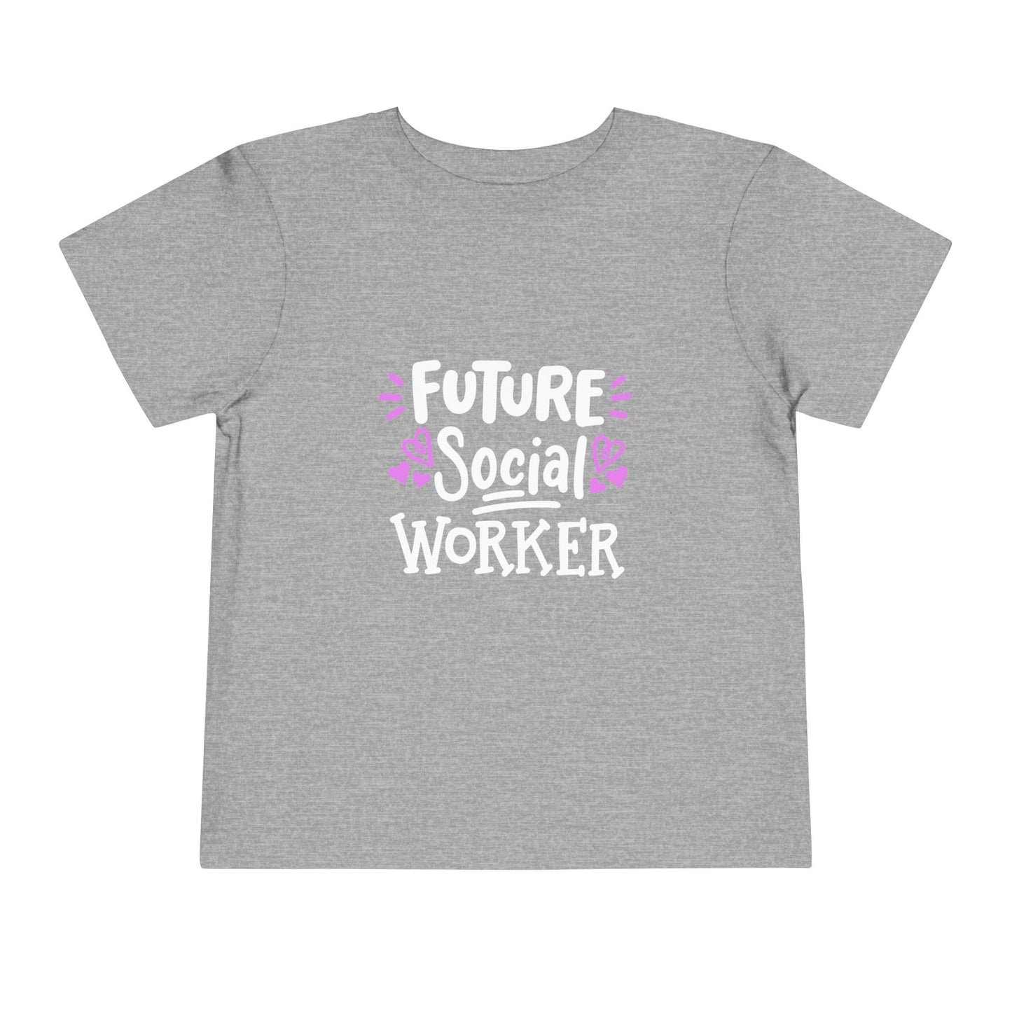 Toddler Tee — “Future Social Worker” Short Sleeve Shirt