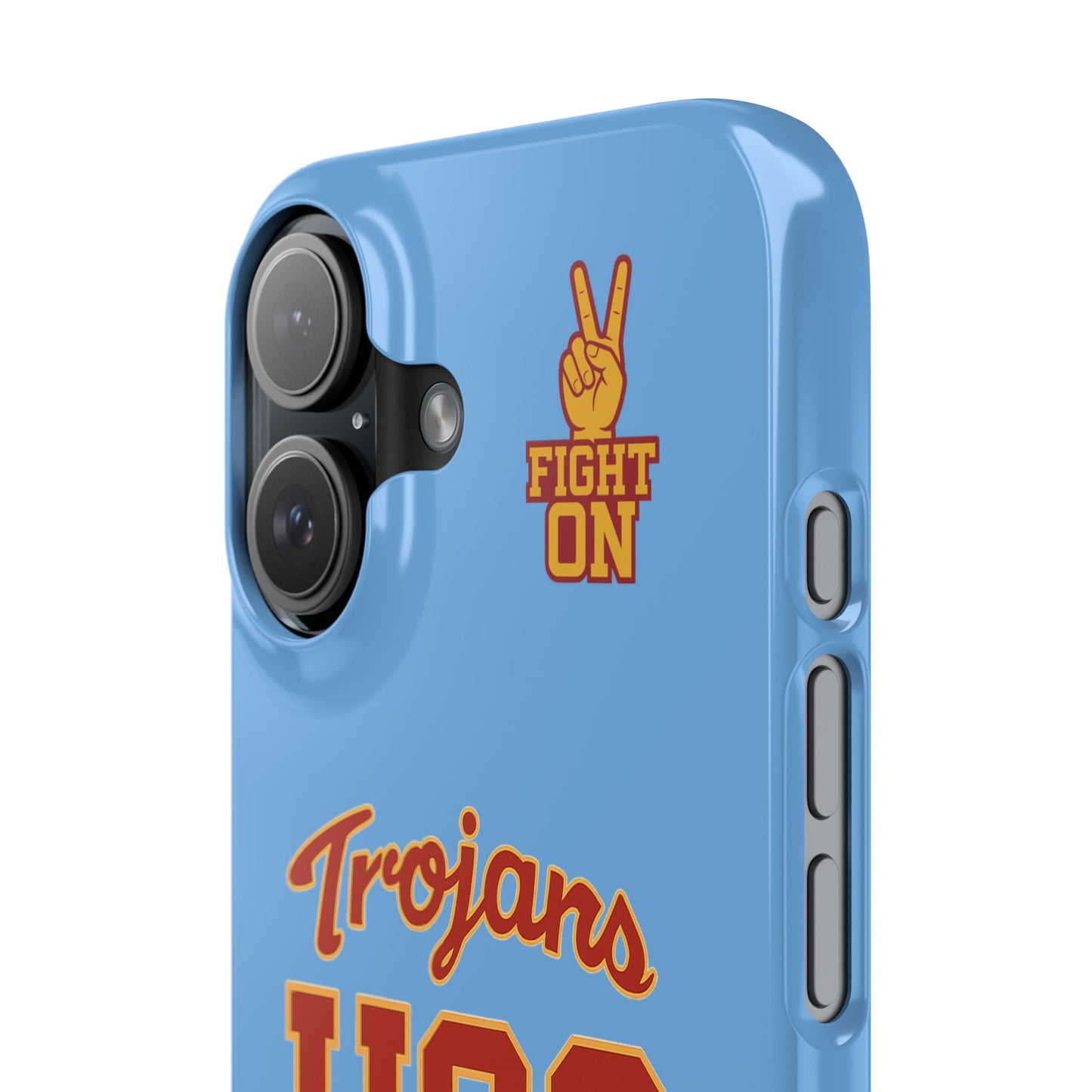 USC Trojans Slim I-Phone Case - School of Social Work (Light Blue)