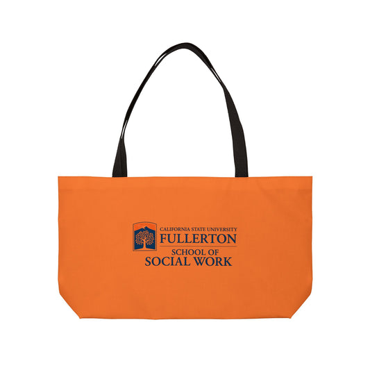 Cal State Fullerton- School of Social Work - Weekender Tote Bag (Orange)