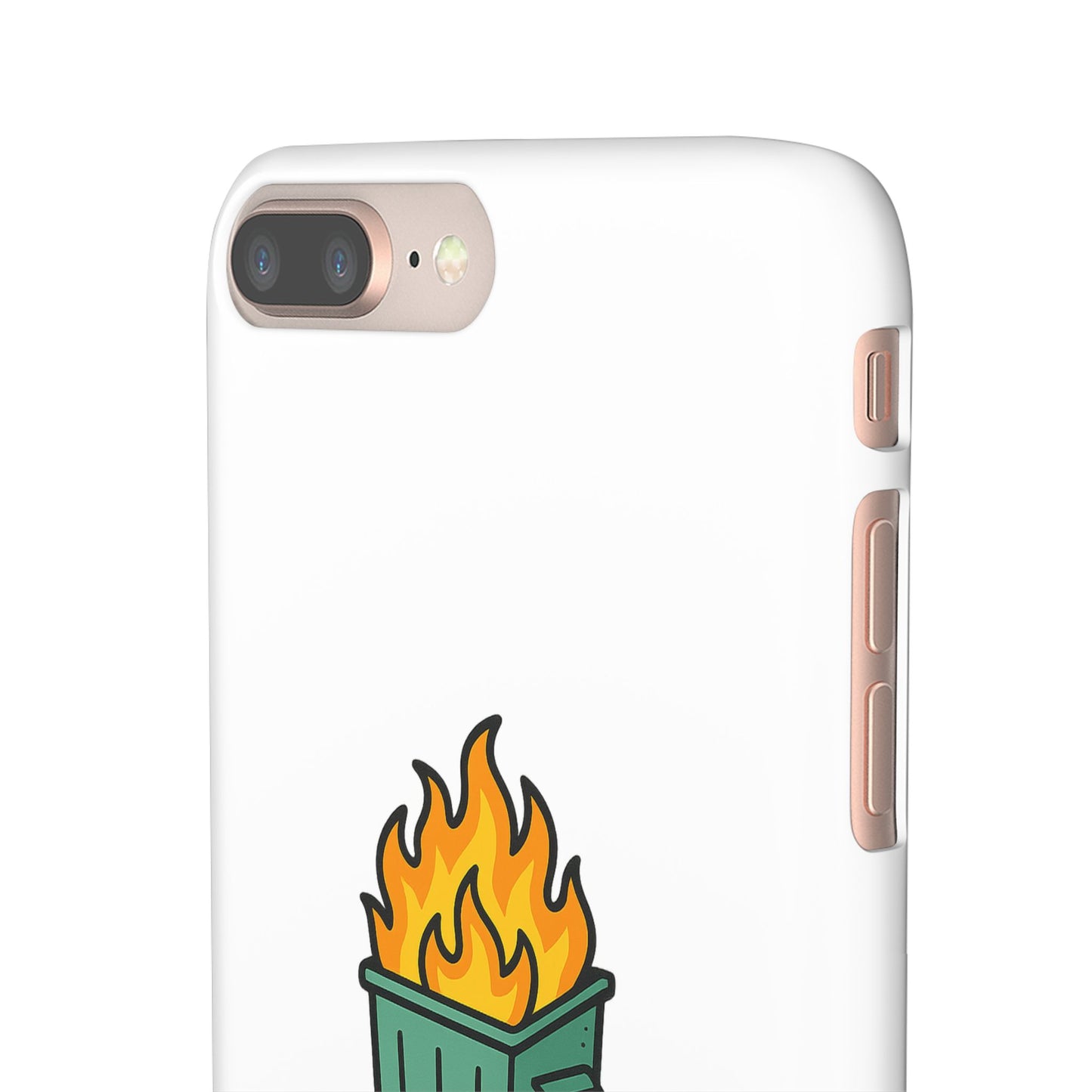 Phone Case — "I'm Fine, It's Fine" Dumpster Fire Design