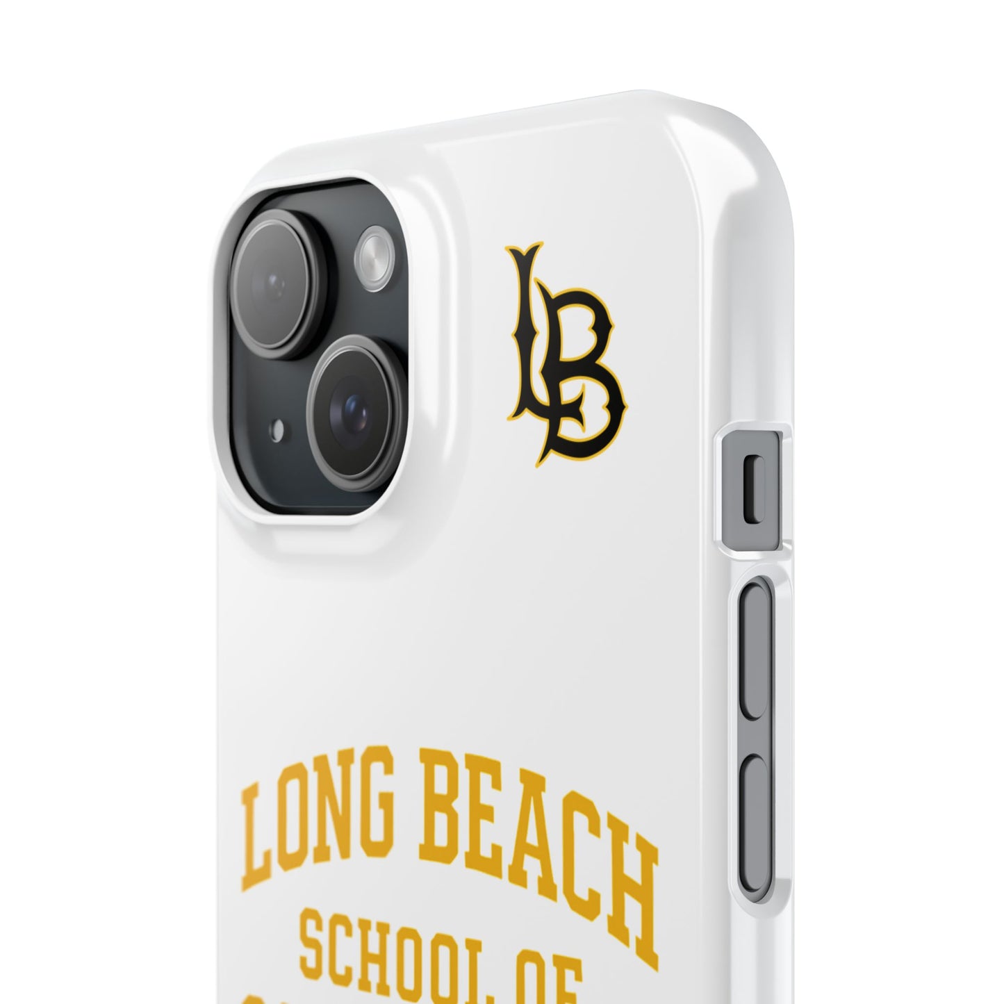 Long Beach State University - Slim I-Phone Case - School of Social Work (White