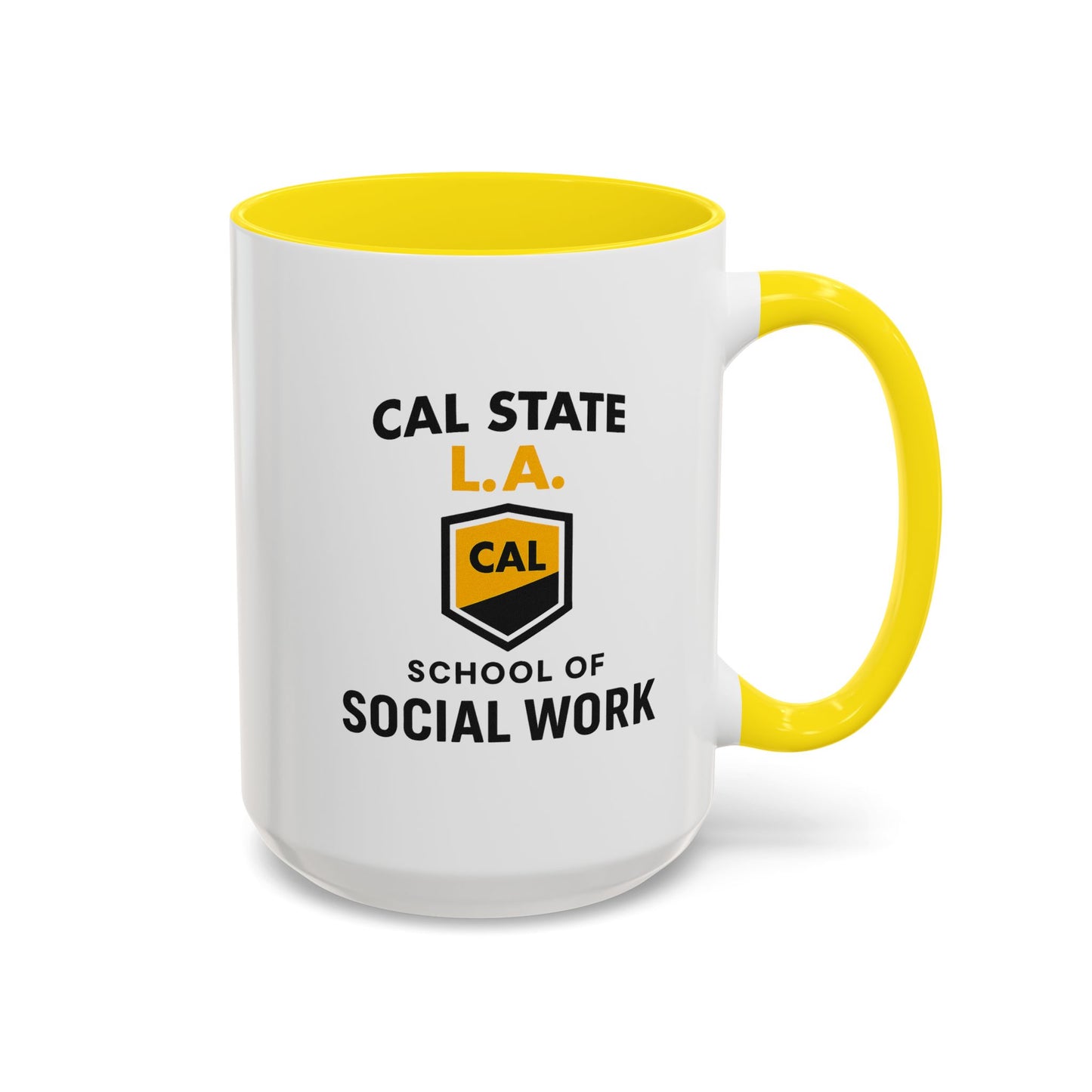 CSULA. - School of Social Work -Accent Mug - 15oz