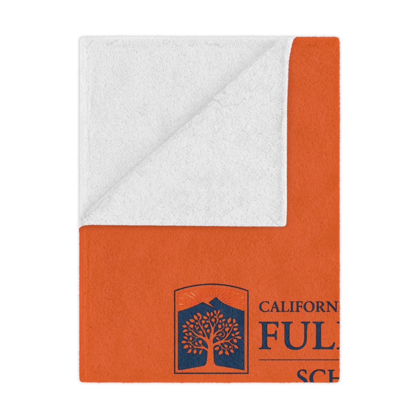 CSU Fullerton - School of Social Work Mini Blanket - Great for your office chair or your couch at home!