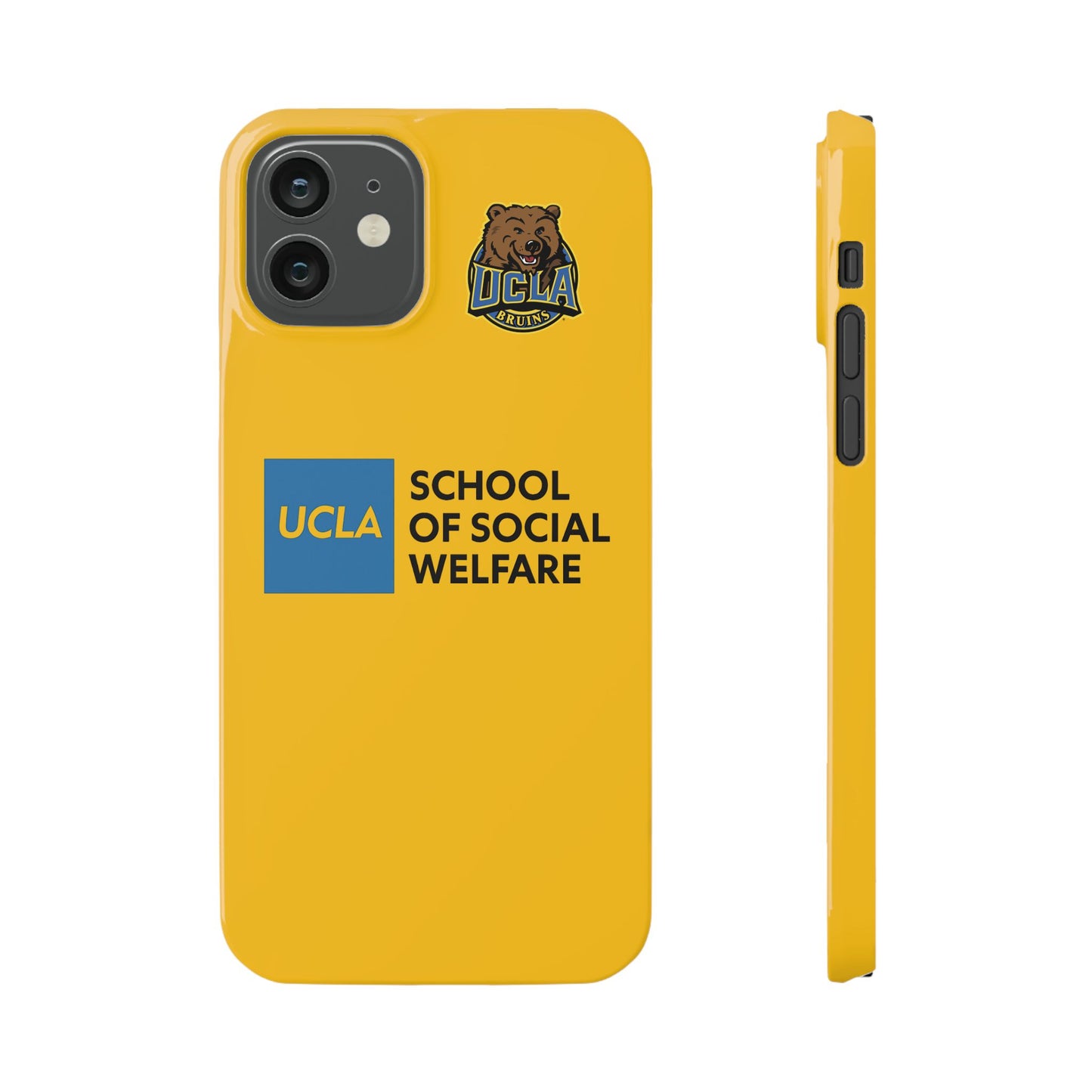 UCLA Slim I-Phone Case - School of Social Welfare (Yellow)