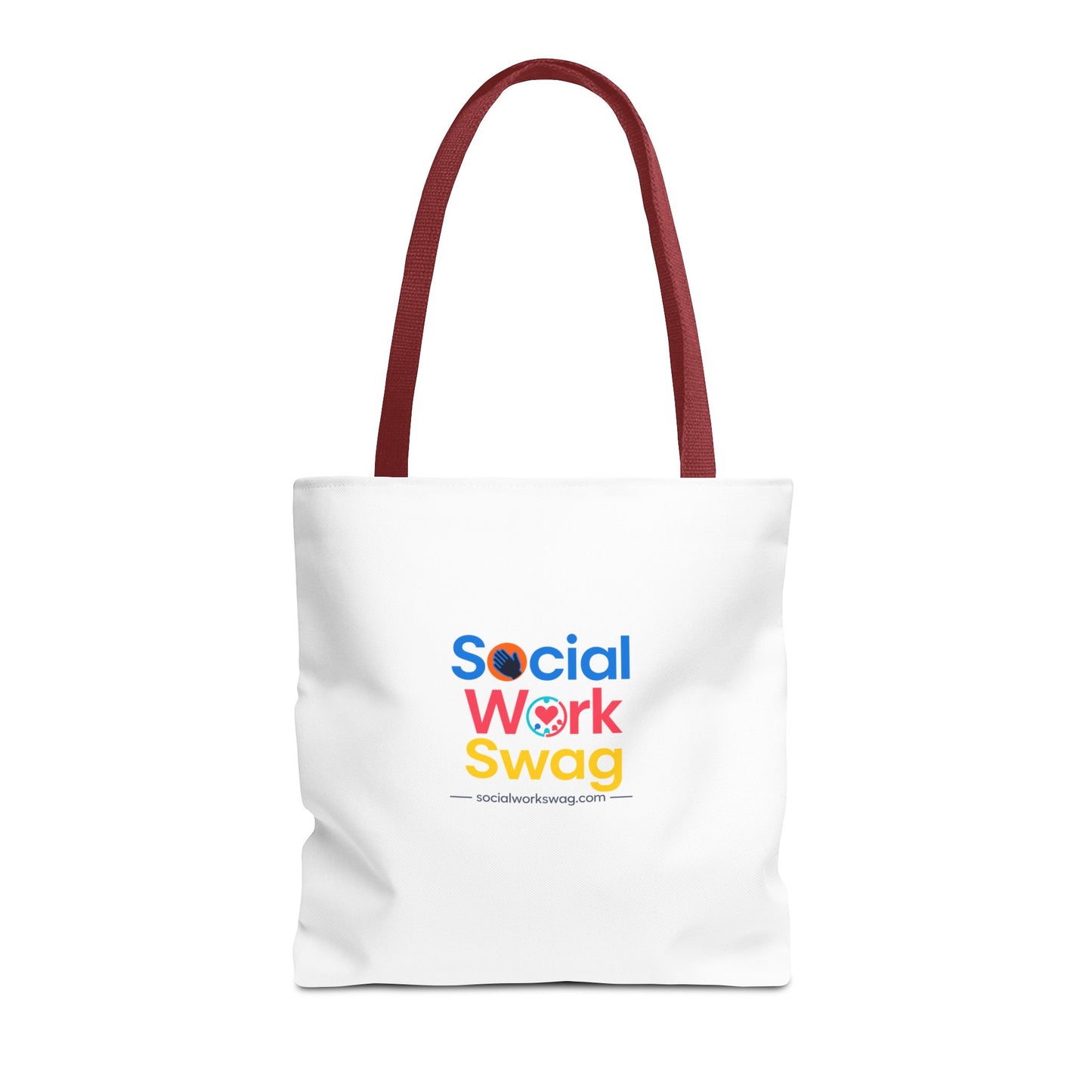 Social Work Swag Tote Bag — Colorful Social Worker Gift Tote