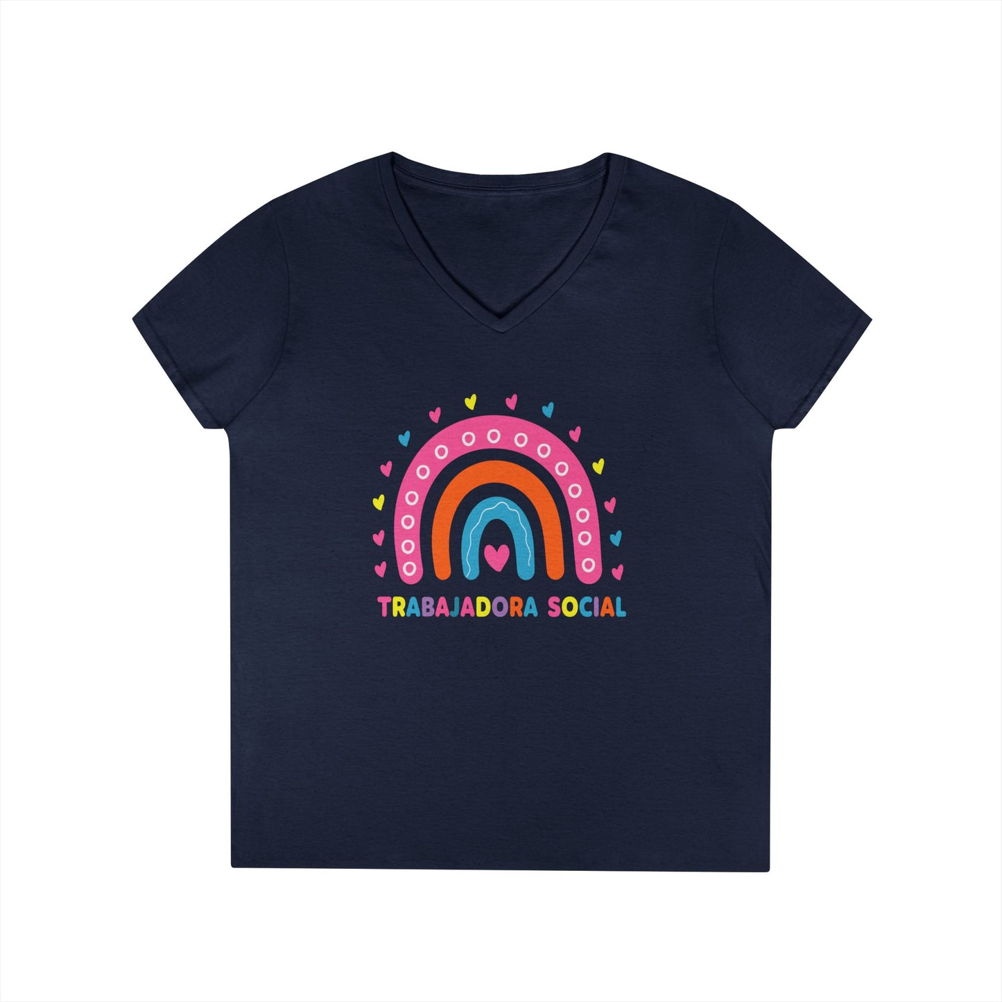 Trabajadora Social Rainbow V-Neck Tee