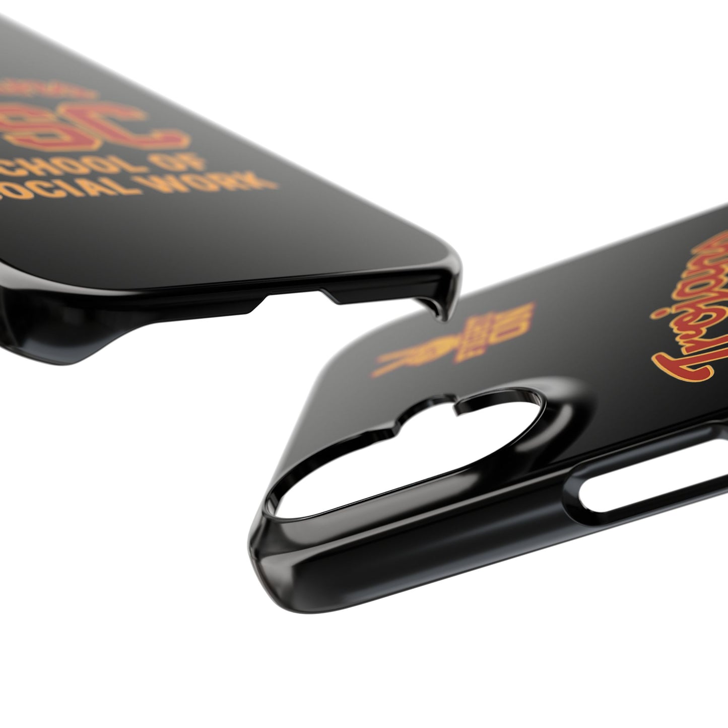 USC Trojans Slim I-Phone Case - School of Social Work (Black)