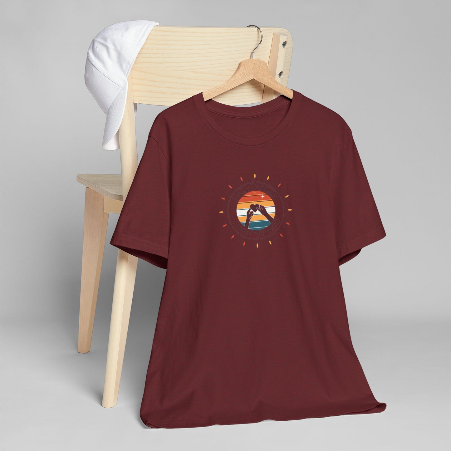 T-Shirt — Soul Worker Retro Sunset Graphic (Find Your Way) - Social Worker