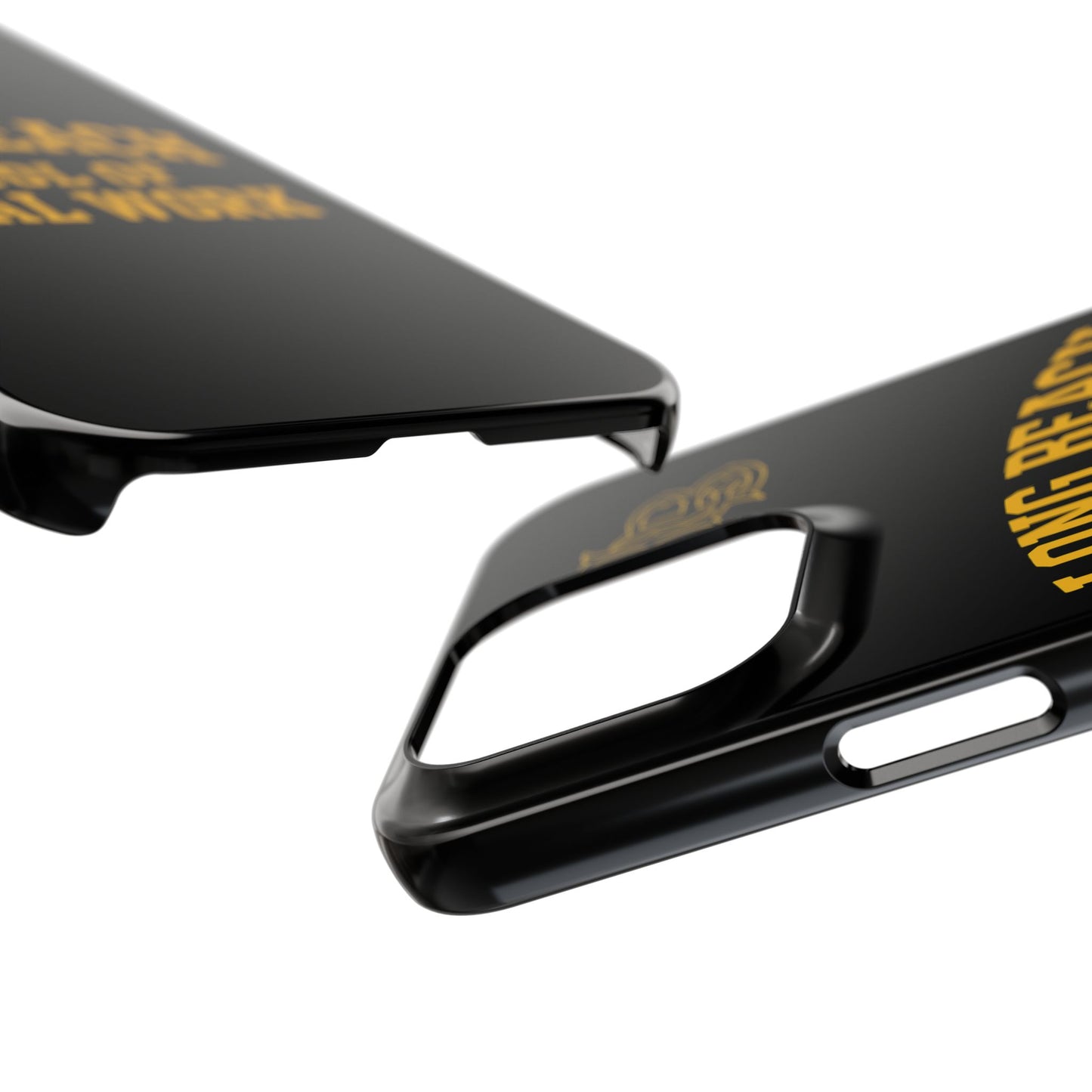 Long Beach State University - Slim I-Phone Case - School of Social Work (Black)