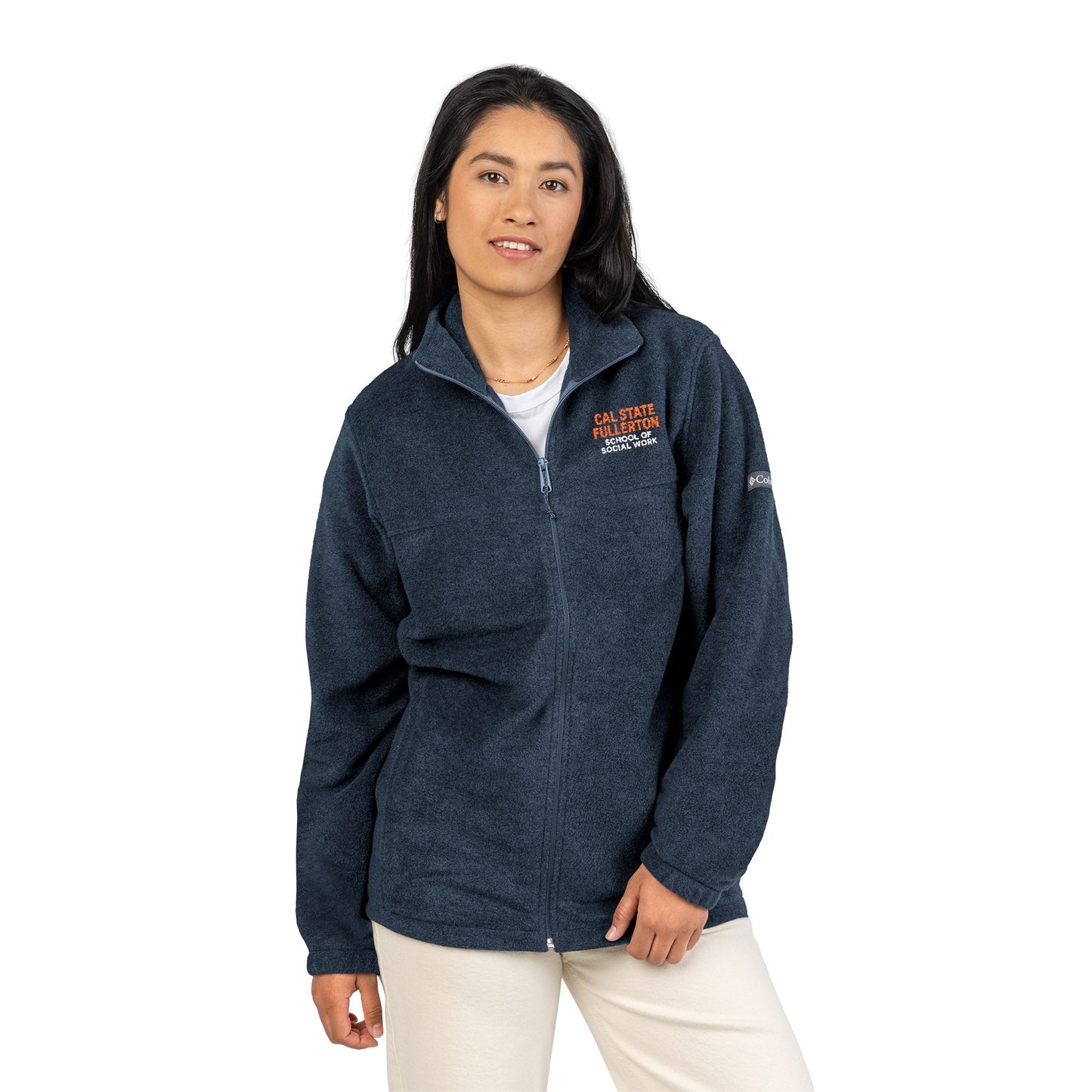 Cal State Fullerton- School of Social Work -Embroidered Unisex Columbia Fleece Jacket - Cozy & Stylish Outdoor Wear