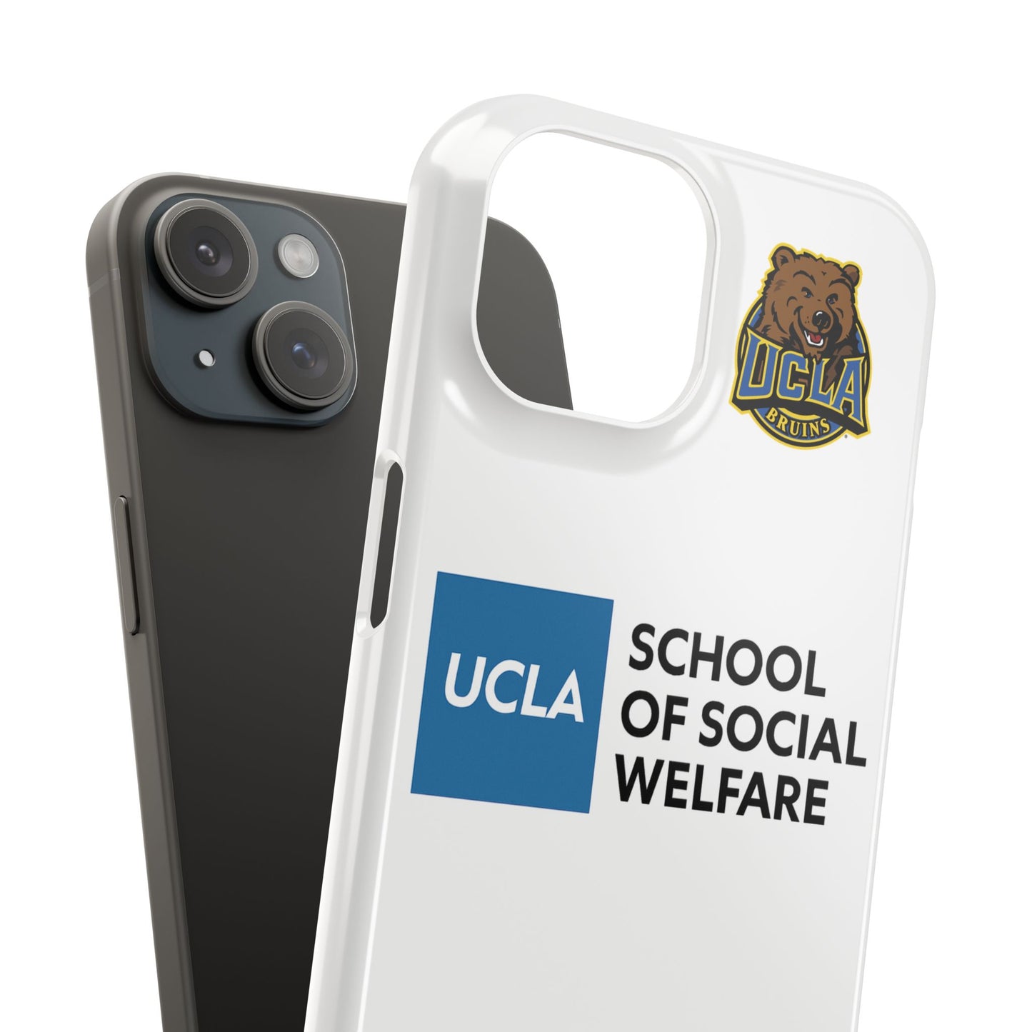 UCLA Slim I-Phone Case - School of Social Welfare (White)