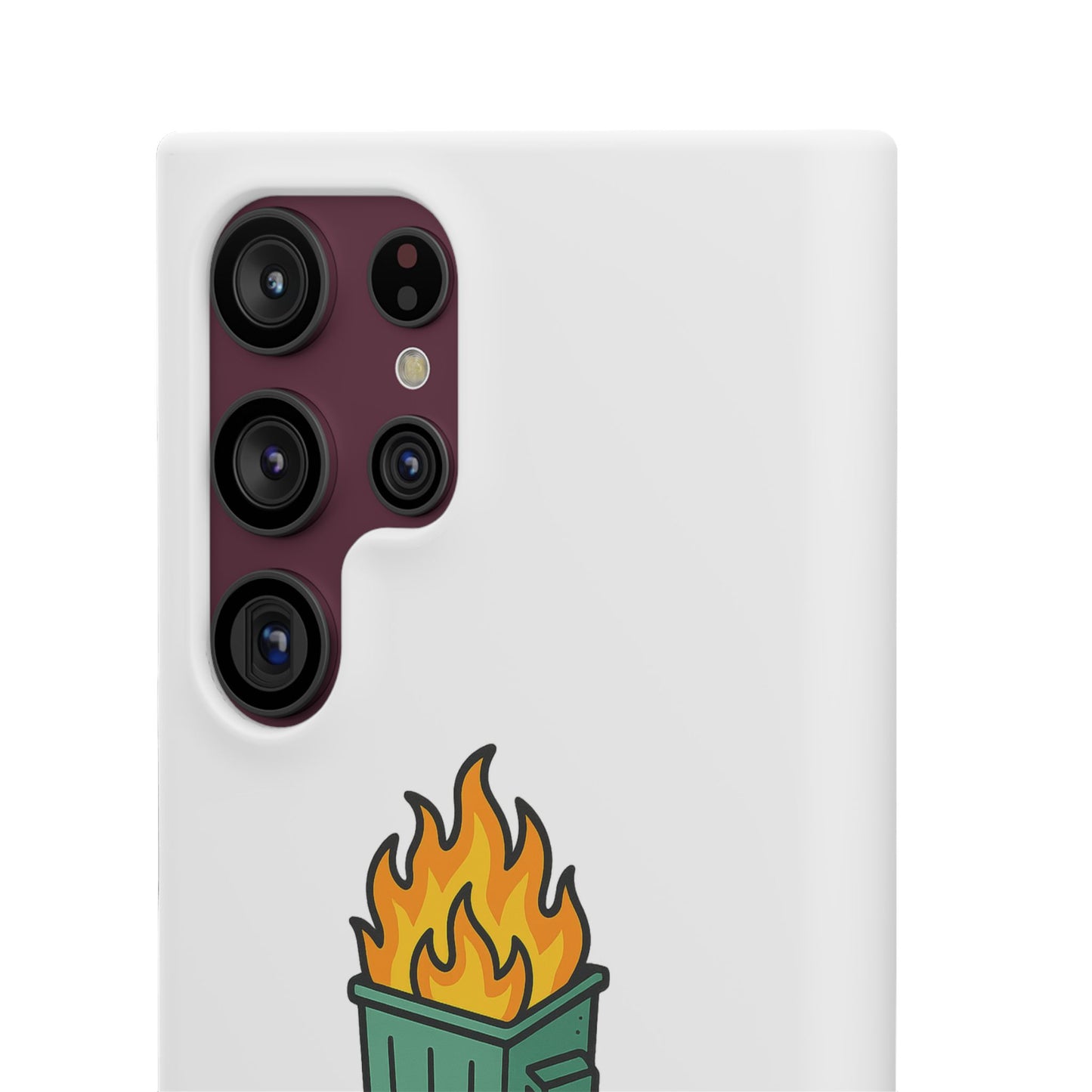 Phone Case — "I'm Fine, It's Fine" Dumpster Fire Design