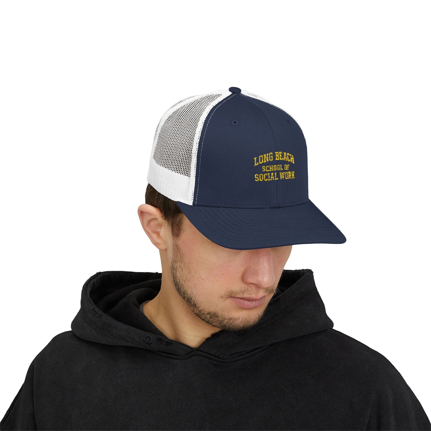 Cal State Long Beach- School of Social Work Snapback Trucker Cap - College Spirit Hat