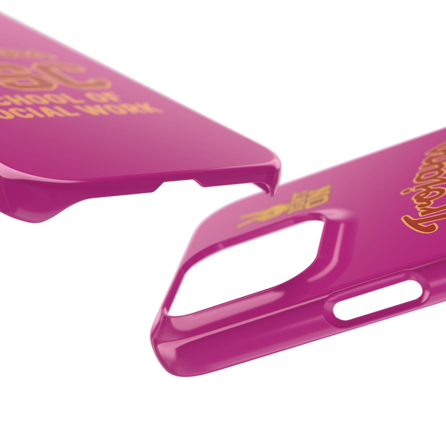 USC Trojans Slim I-Phone Case - School of Social Work (Pink)