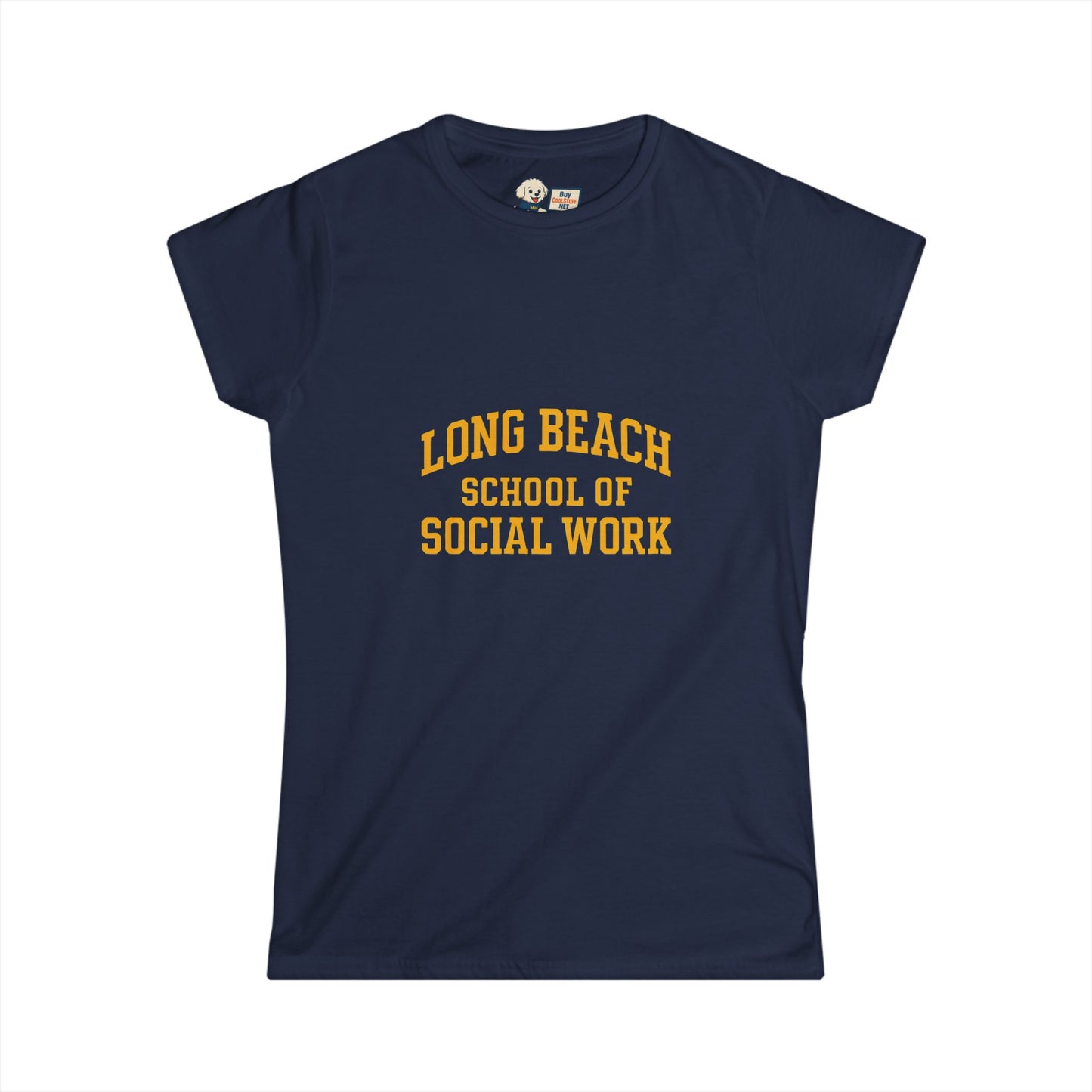 California State Long Beach School of Social Work -Women's Softstyle Tee