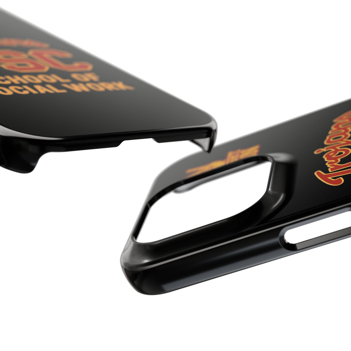 USC Trojans Slim I-Phone Case - School of Social Work (Black)