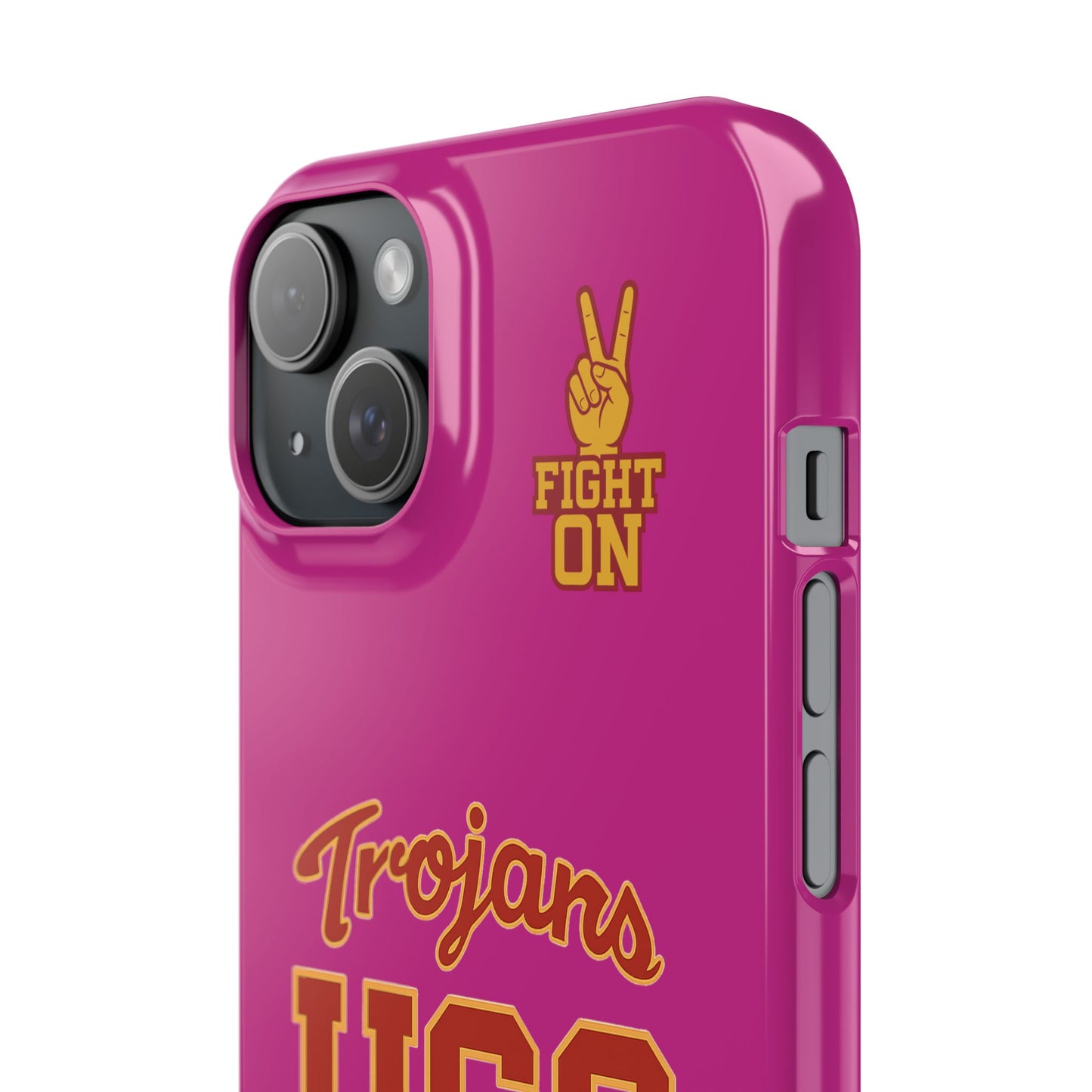 USC Trojans Slim I-Phone Case - School of Social Work (Pink)