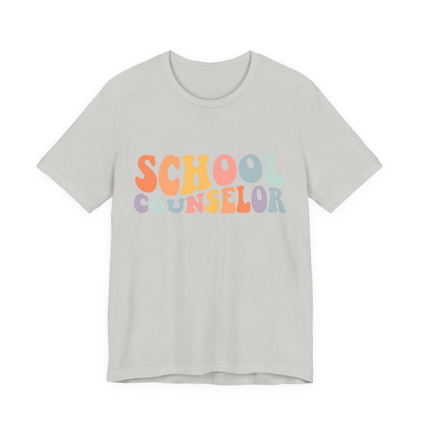 Unisex School Counselor Retro Shirt — Colorful Counseling Appreciation Tee