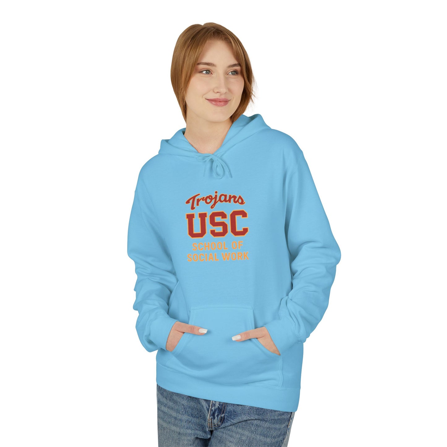 USC School of Social Work Unisex Softstyle Hoodie - Comfortable College Gear