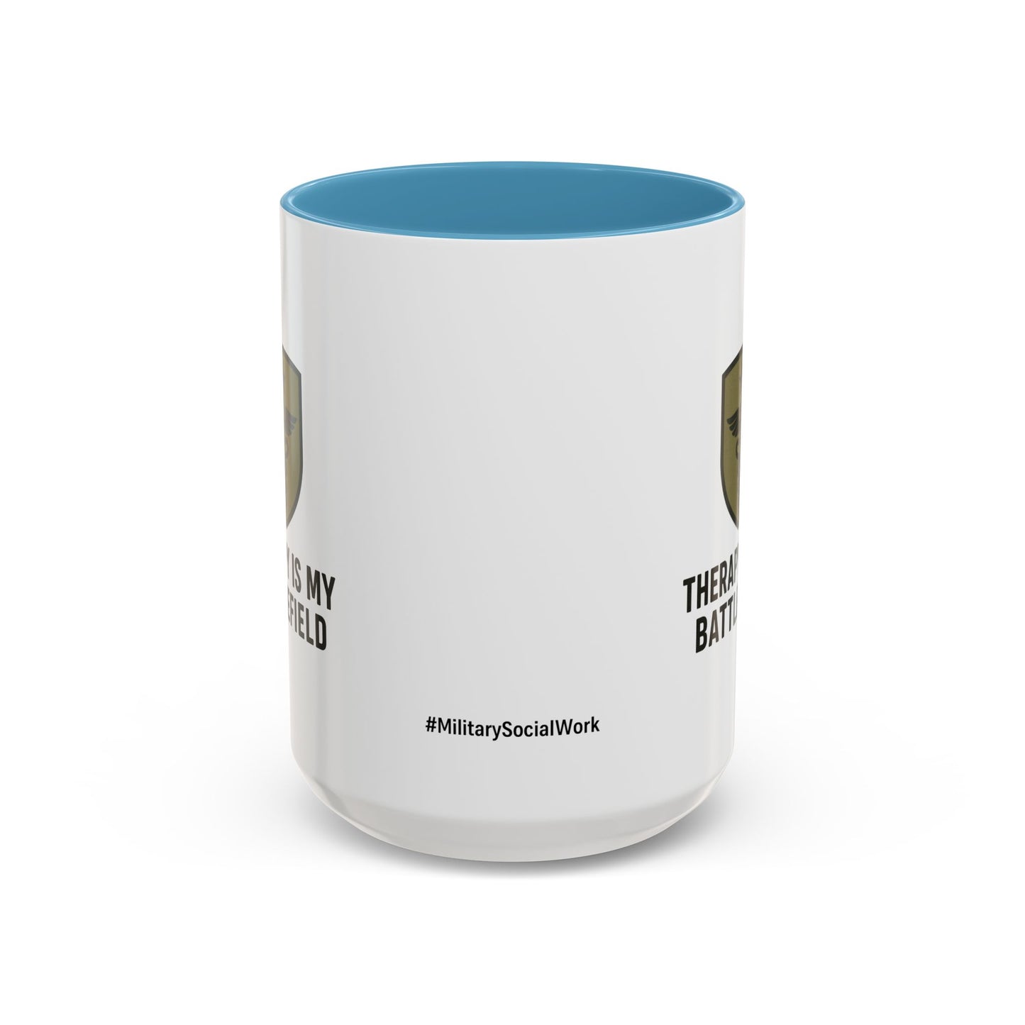 Military Social Work -Empowering Coffee Mug - "Therapy is My Battlefield" - Perfect Gift for Advocates and Supporters