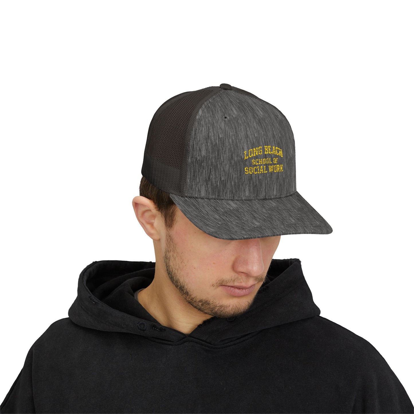 Cal State Long Beach- School of Social Work Snapback Trucker Cap - College Spirit Hat