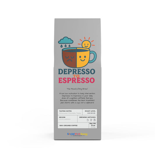 "Espresso to Depresso" - Bitterroot Coffee Grounds Blend (Dark French Roast)