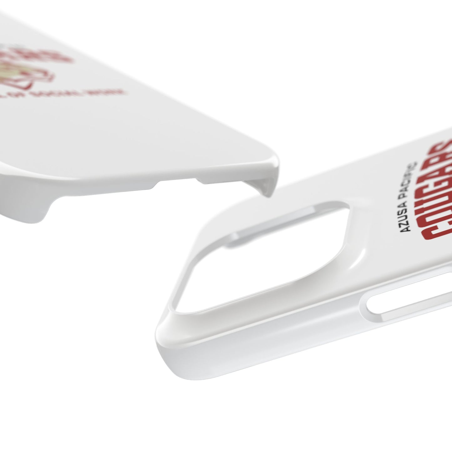 Azuza Pacific University - Slim I-Phone Case - School of Social Work (White)