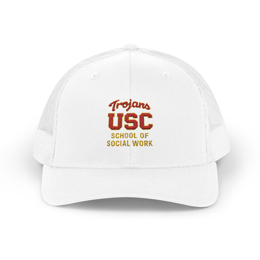 USC School of Social Work Snapback Trucker Cap - College Spirit Hat