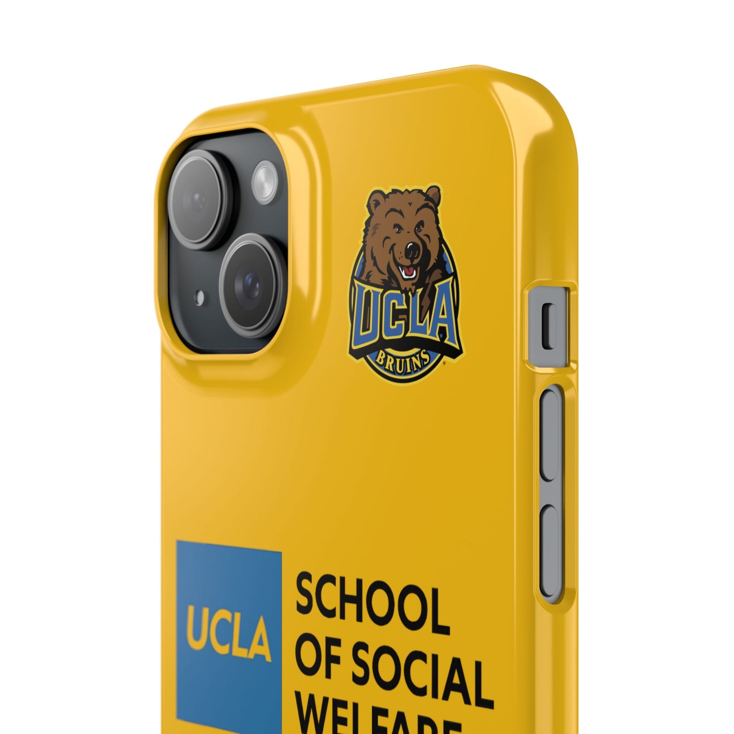 UCLA Slim I-Phone Case - School of Social Welfare (Yellow)