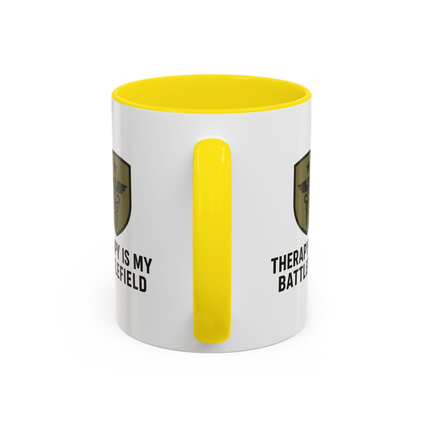 Military Social Work -Empowering Coffee Mug - "Therapy is My Battlefield" - Perfect Gift for Advocates and Supporters