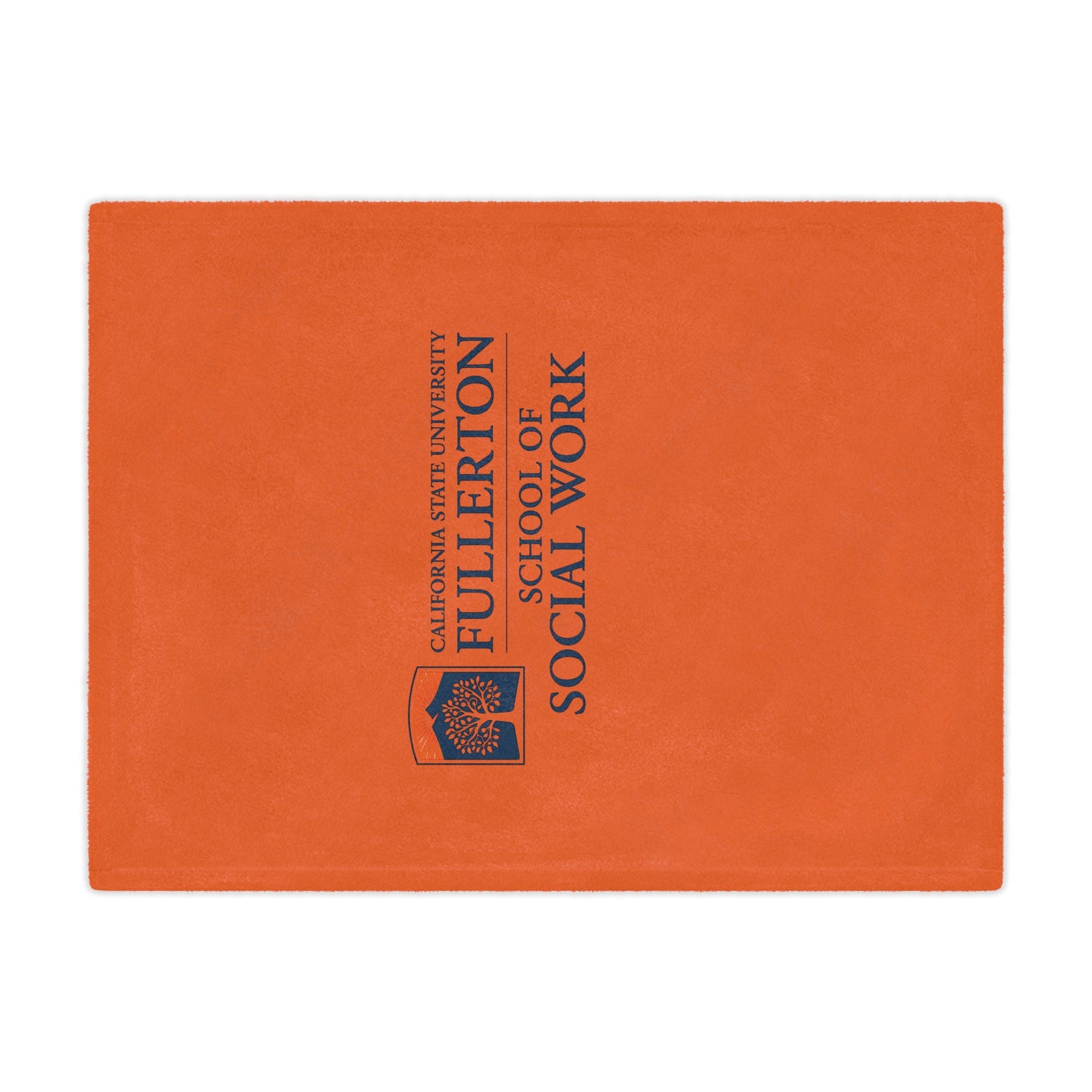 CSU Fullerton - School of Social Work Mini Blanket - Great for your office chair or your couch at home!