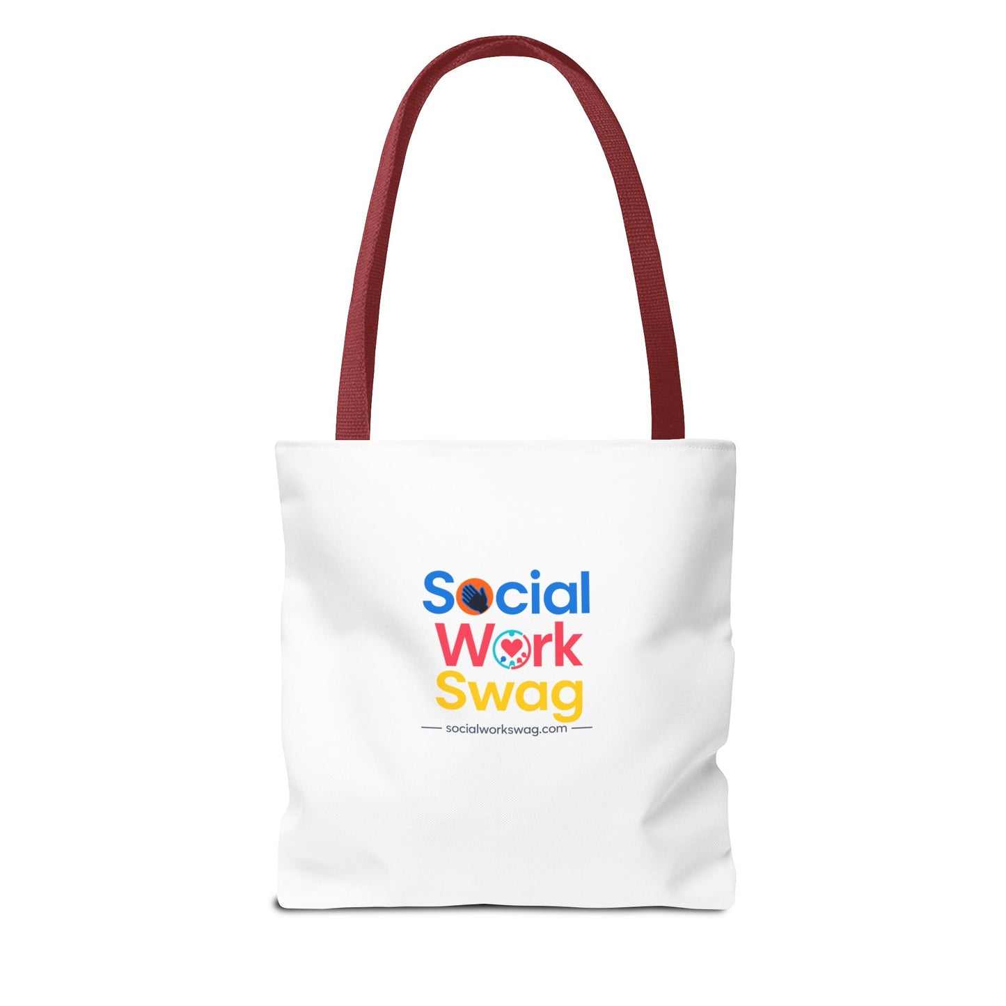 Social Work Swag Tote Bag — Colorful Social Worker Gift Tote