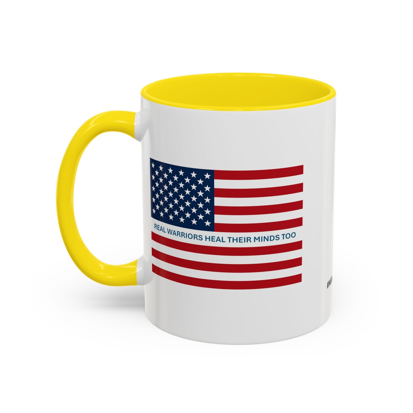 Military Social Work -Empowering Coffee Mug - "Real Warriors Heal Their Minds Too " - Perfect Gift for Advocates and Supporters