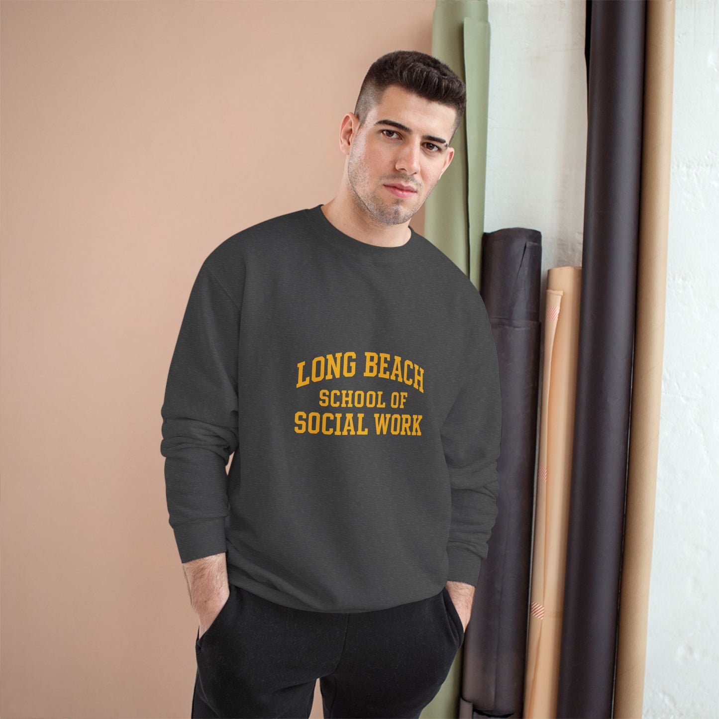 Long Beach School of Social Work Champion Sweatshirt - Cozy College Apparel
