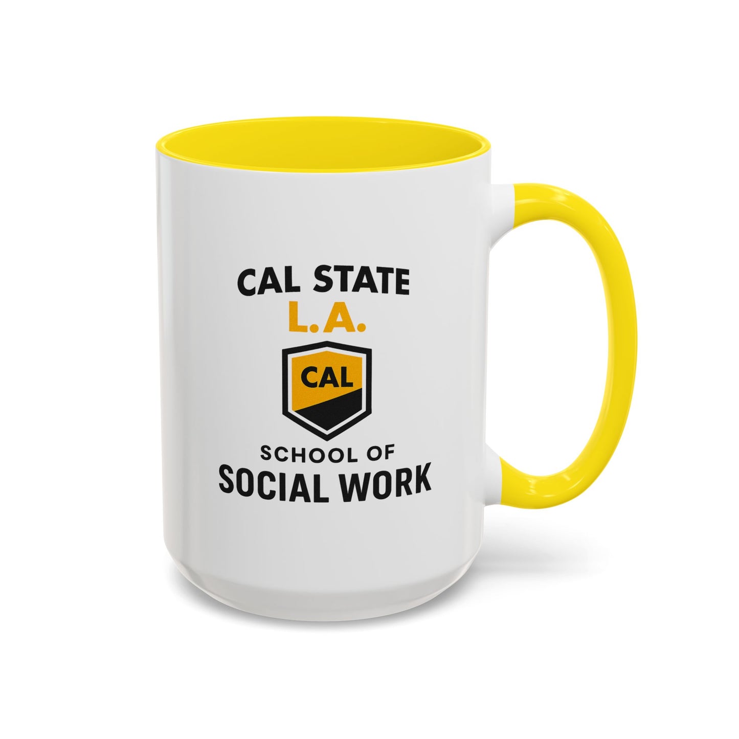 CSULA. - School of Social Work -Accent Mug - 15oz