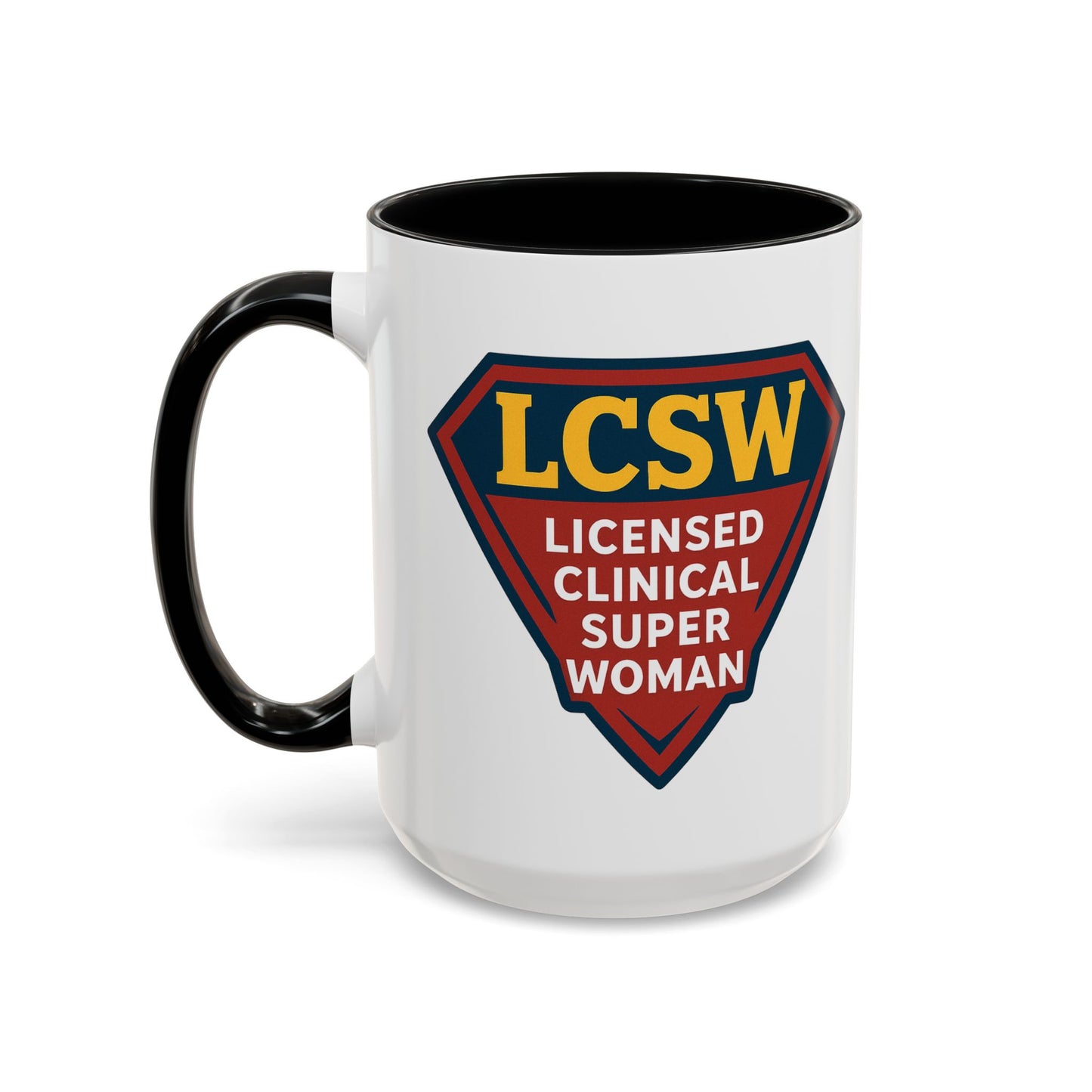 LCSW & School Social Worker Coffee Mug – Fueled by Coffee & Chaos (Various Colors)