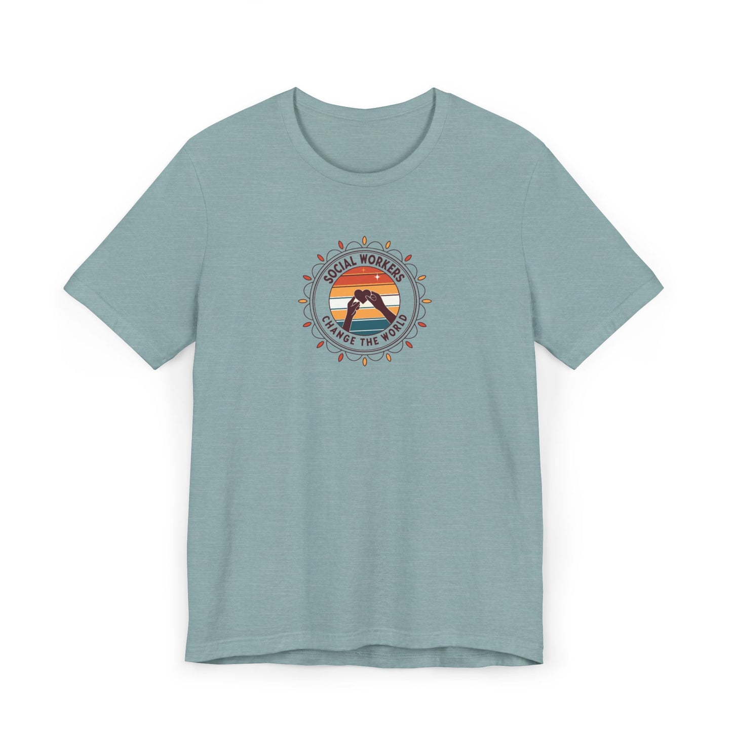 T-Shirt — Soul Worker Retro Sunset Graphic (Find Your Way) - Social Worker