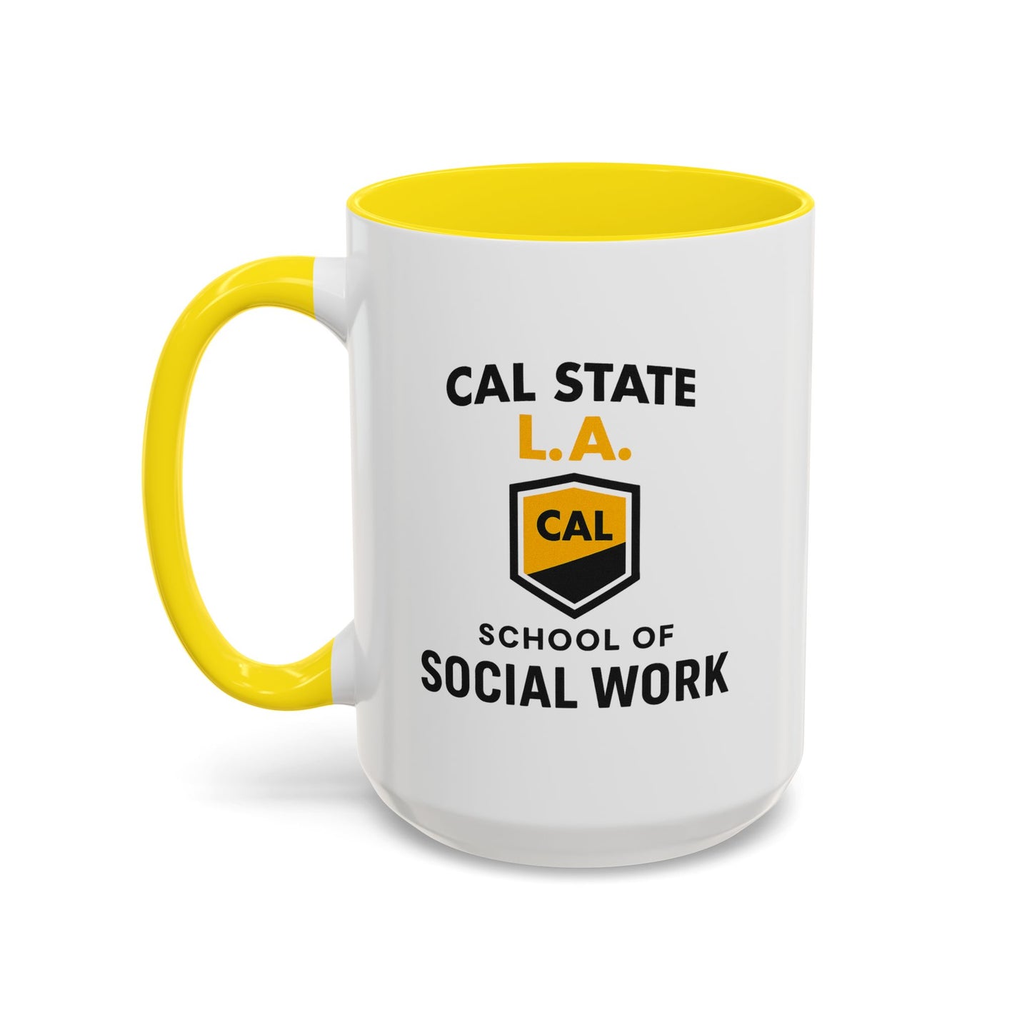 CSULA. - School of Social Work -Accent Mug - 15oz