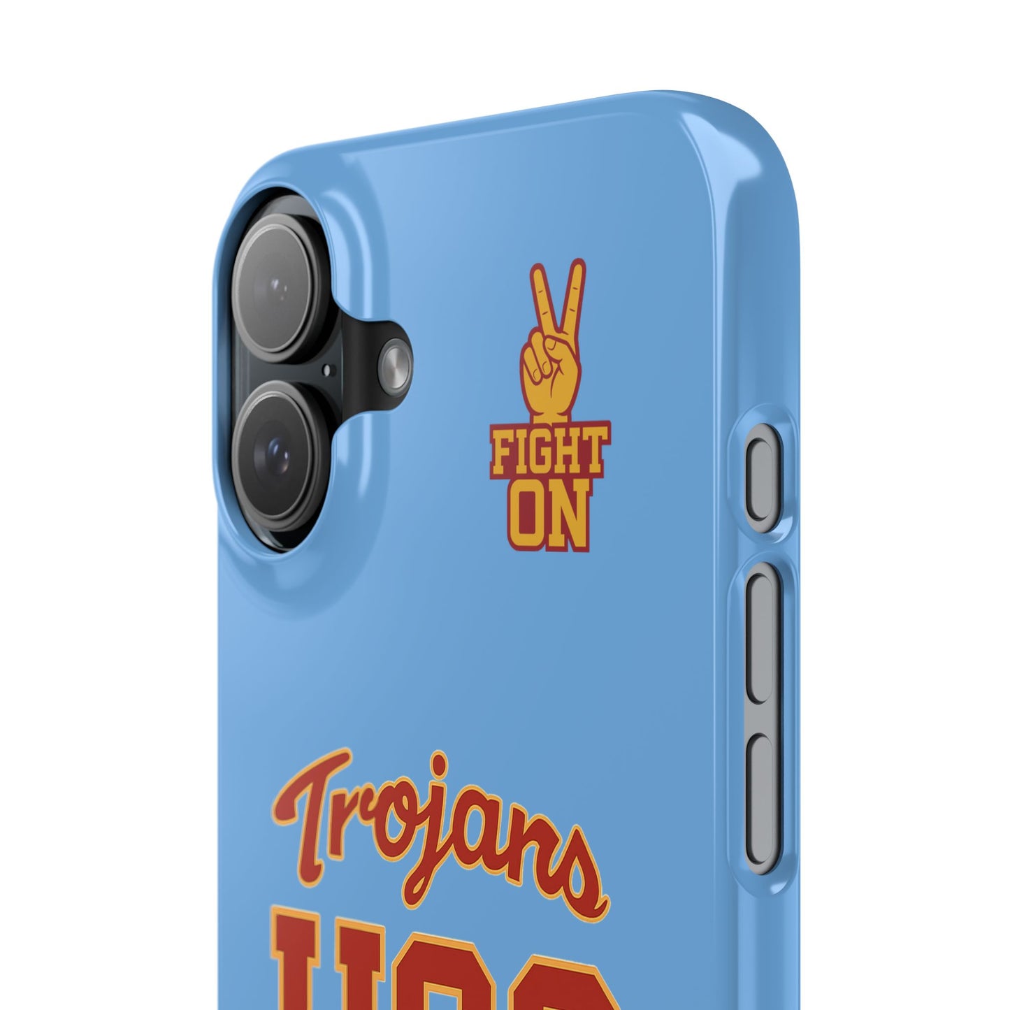 USC Trojans Slim I-Phone Case - School of Social Work (Light Blue)